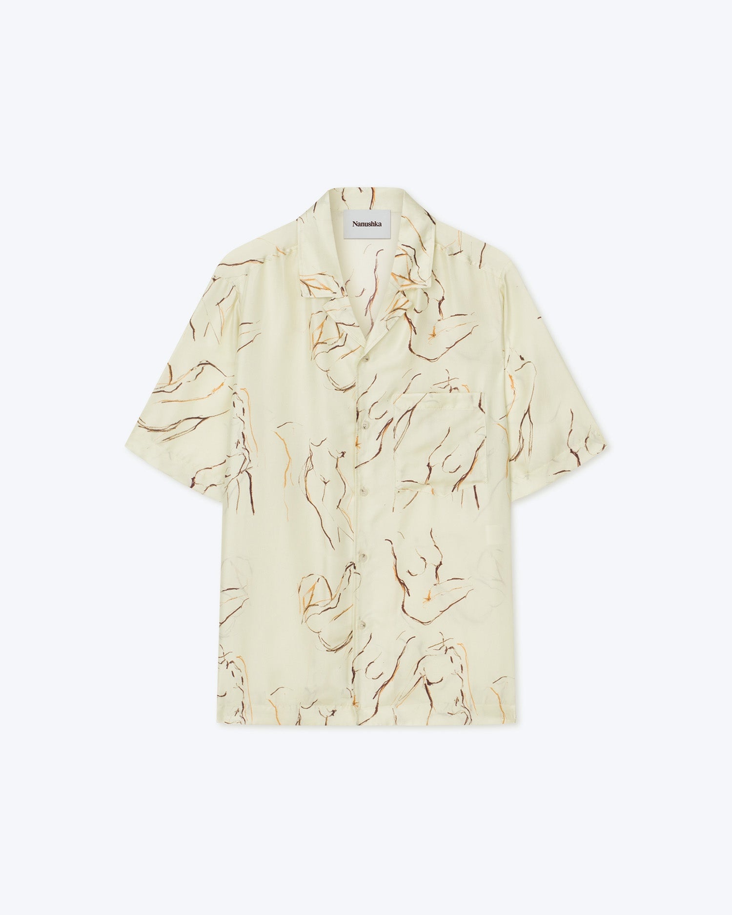 Printed Twill Silk Shirt - 5