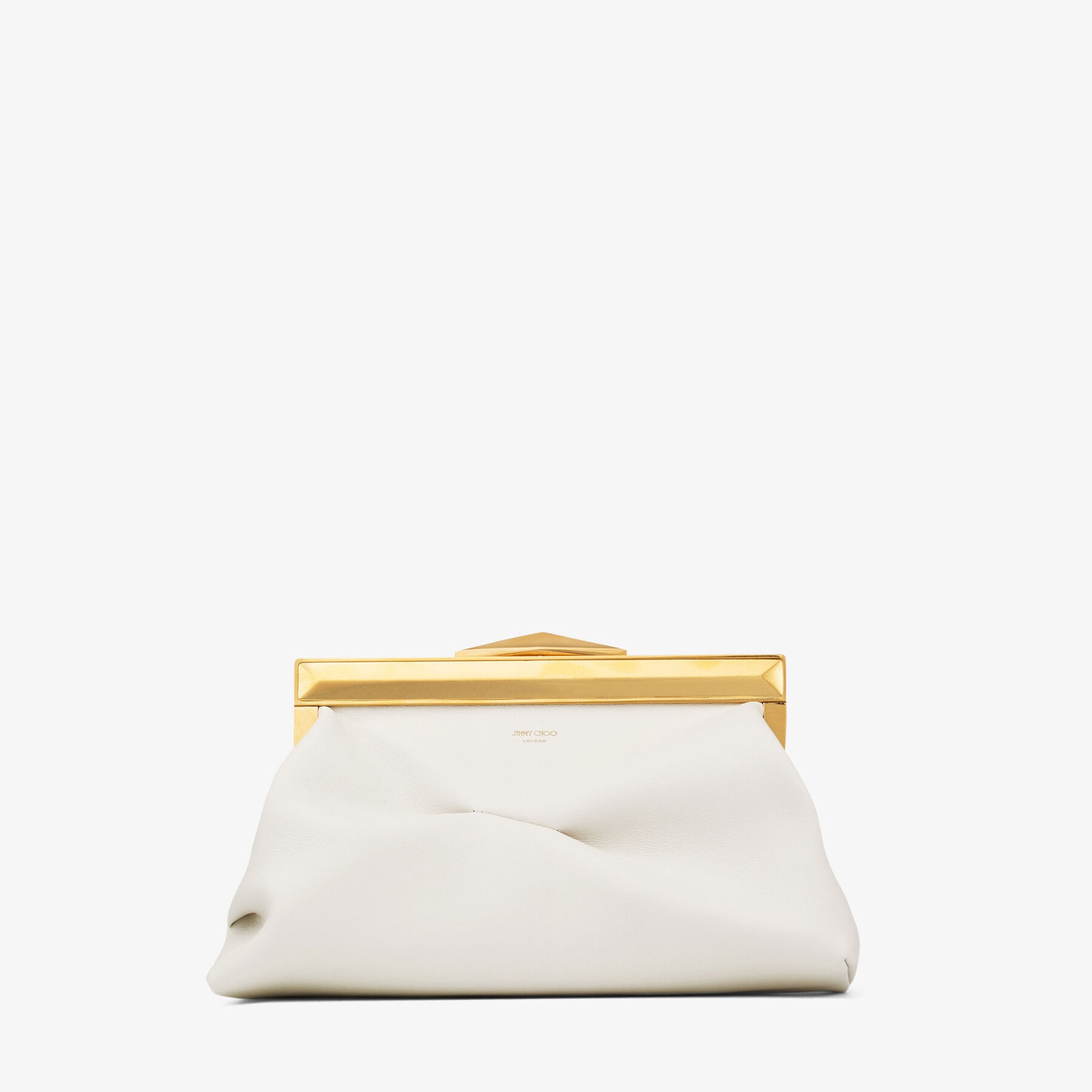 Diamond Frame Clutch/S
Latte Leather Clutch Bag - 1