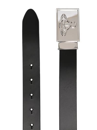 Vivienne Westwood Orb-buckle leather belt outlook