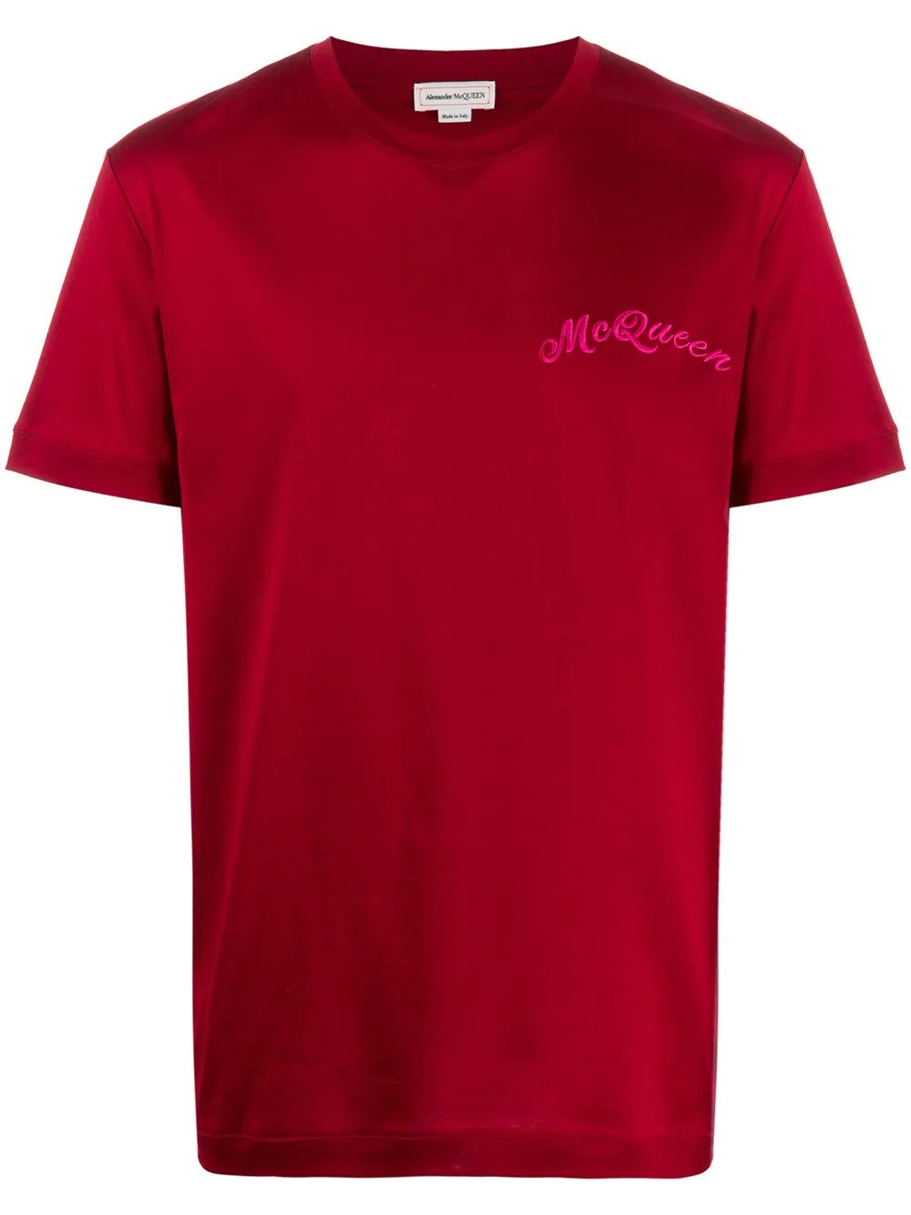 McQueen embroidery T-shirt - 1