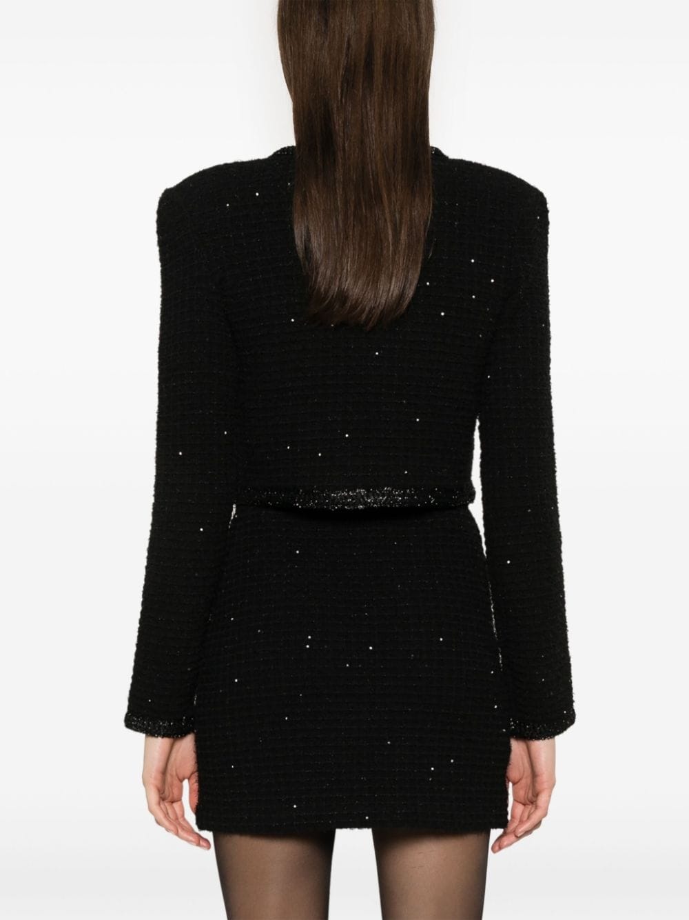 textured knit jacket - 4