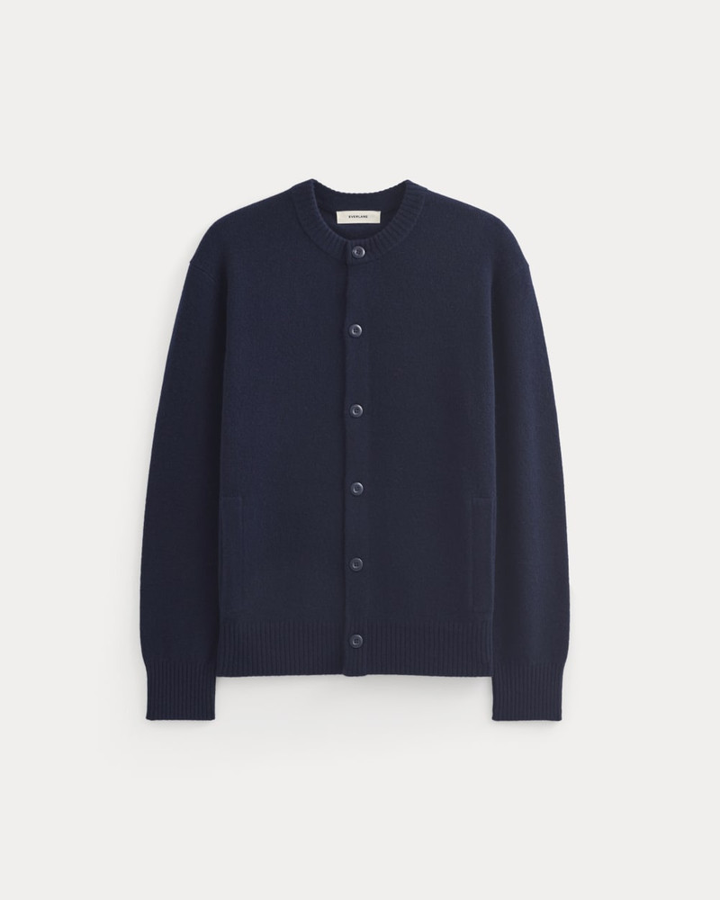 LUXE MERINO CREW CARDIGAN 1