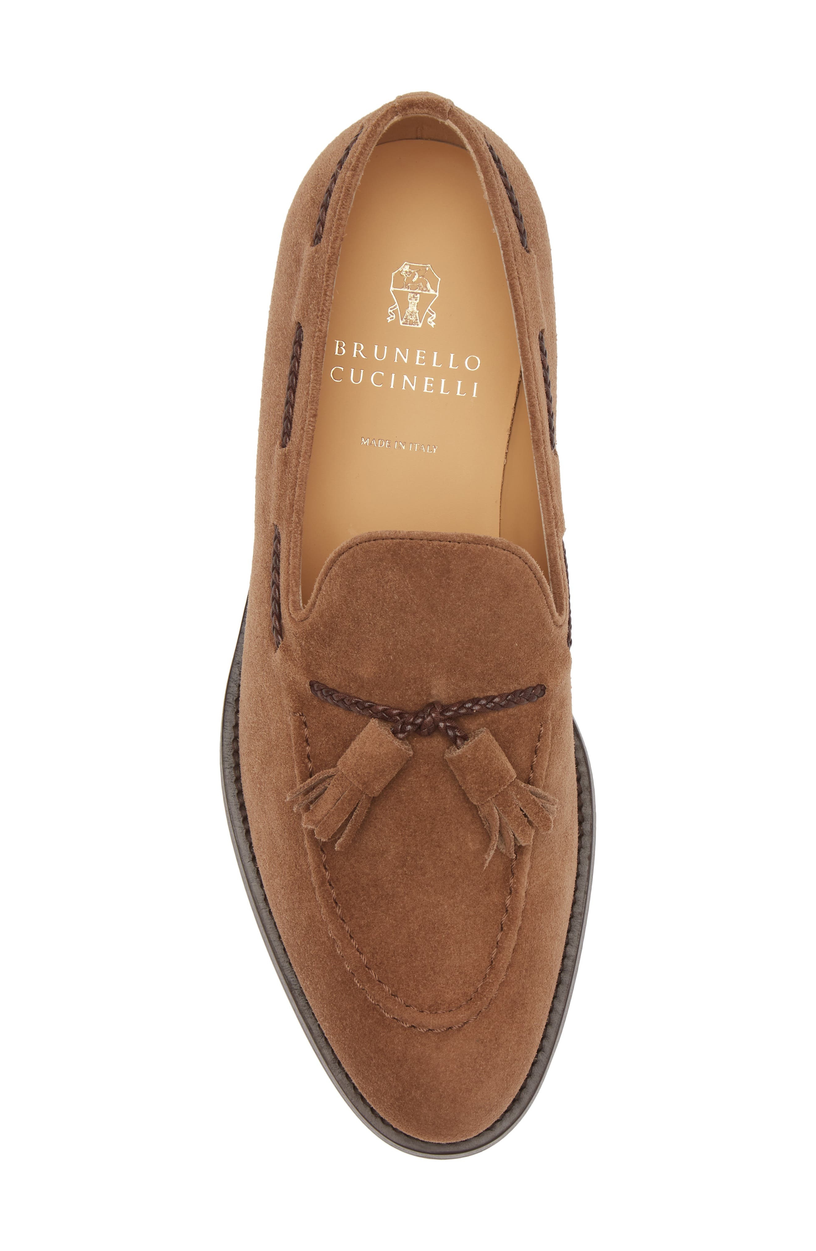 Tassel Detail Suede Loafer - 5