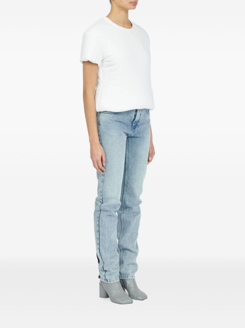 padded cotton T-shirt - 3
