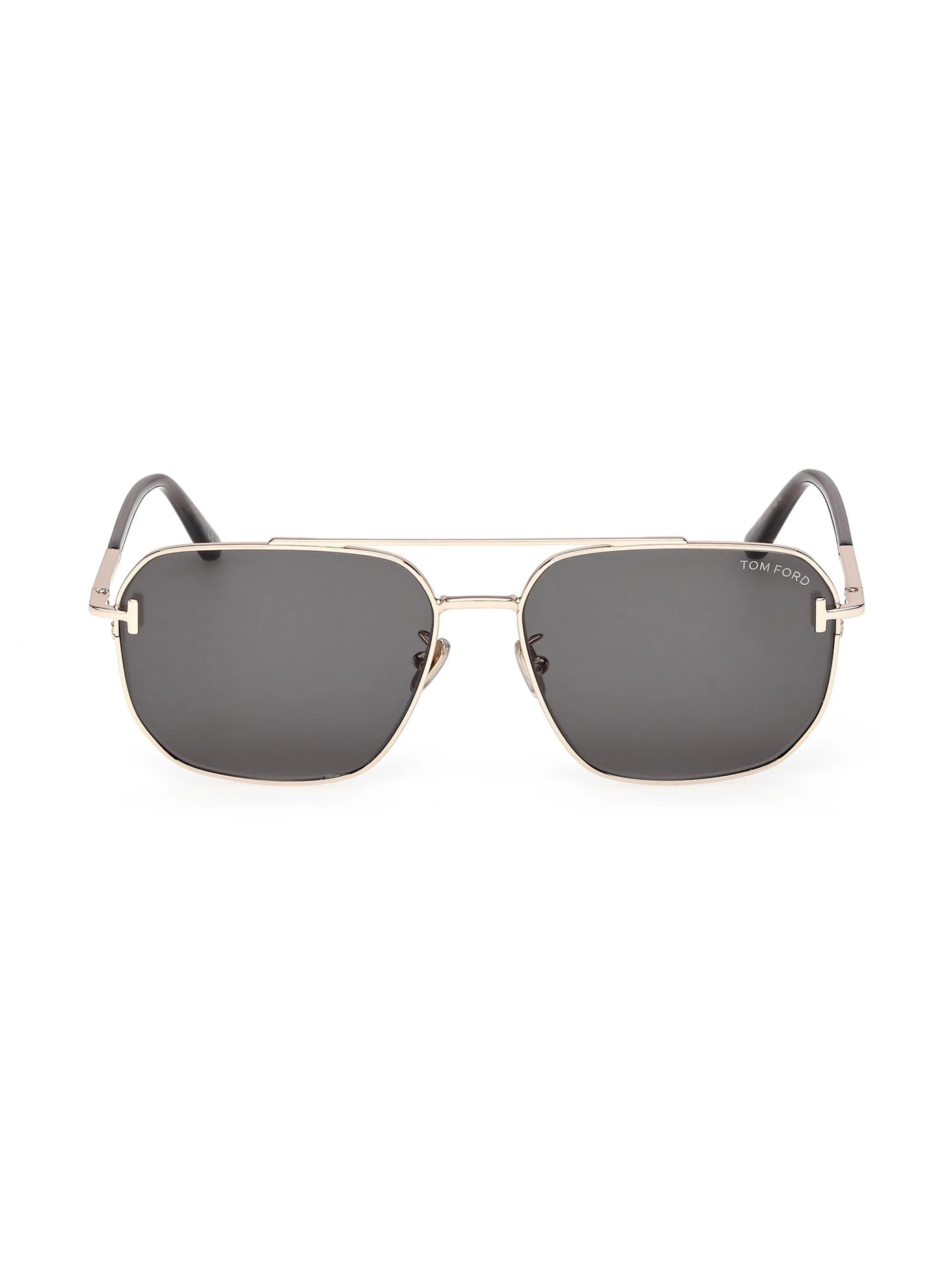 Men's 61MM Aviator Sunglasses - Rose Gold Grey - 1