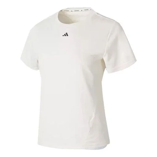 (WMNS) adidas Designed for Training HEAT.RDY HIIT Tee Asia Sizing 'Chalk White' IU1124 - 1