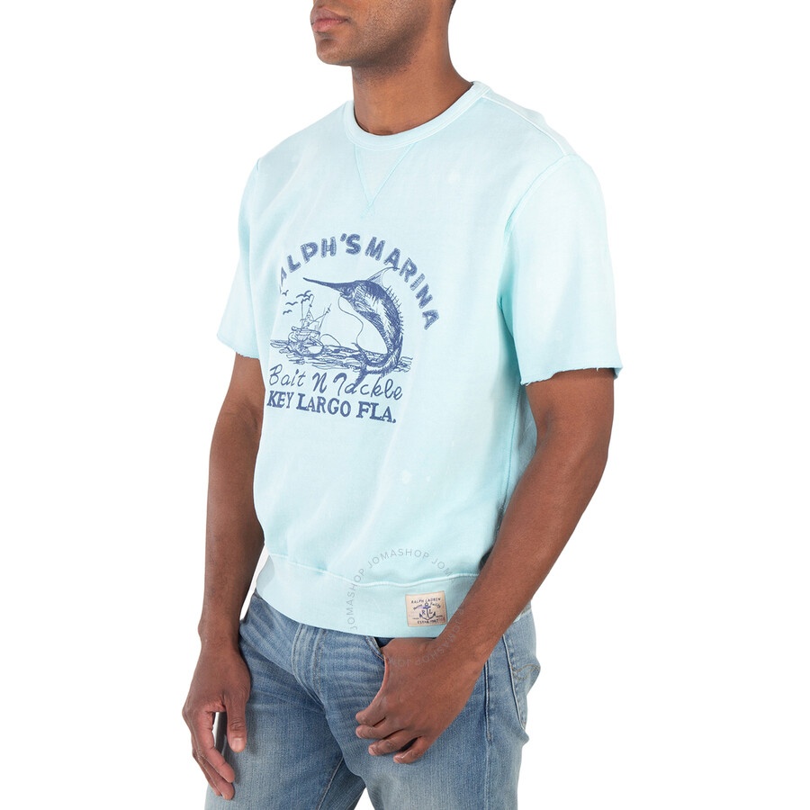 Polo Ralph Lauren - Polo Ralph Lauren Marina Short-Sleeve Graphic Sweatshirt - 5