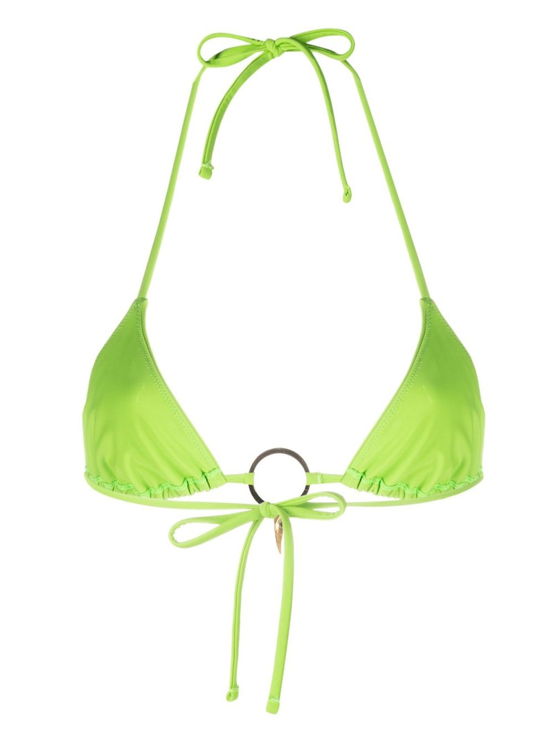 Roberto Cavalli triangle-cup bikini top outlook