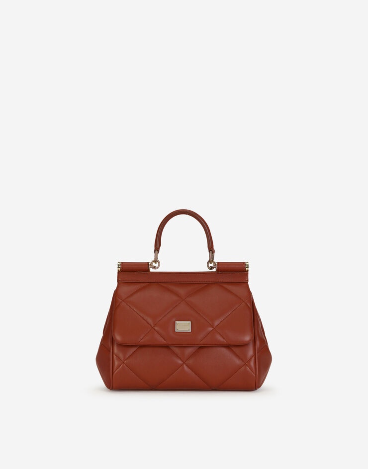 Small Sicily bag in aria matelassé calfskin - 1