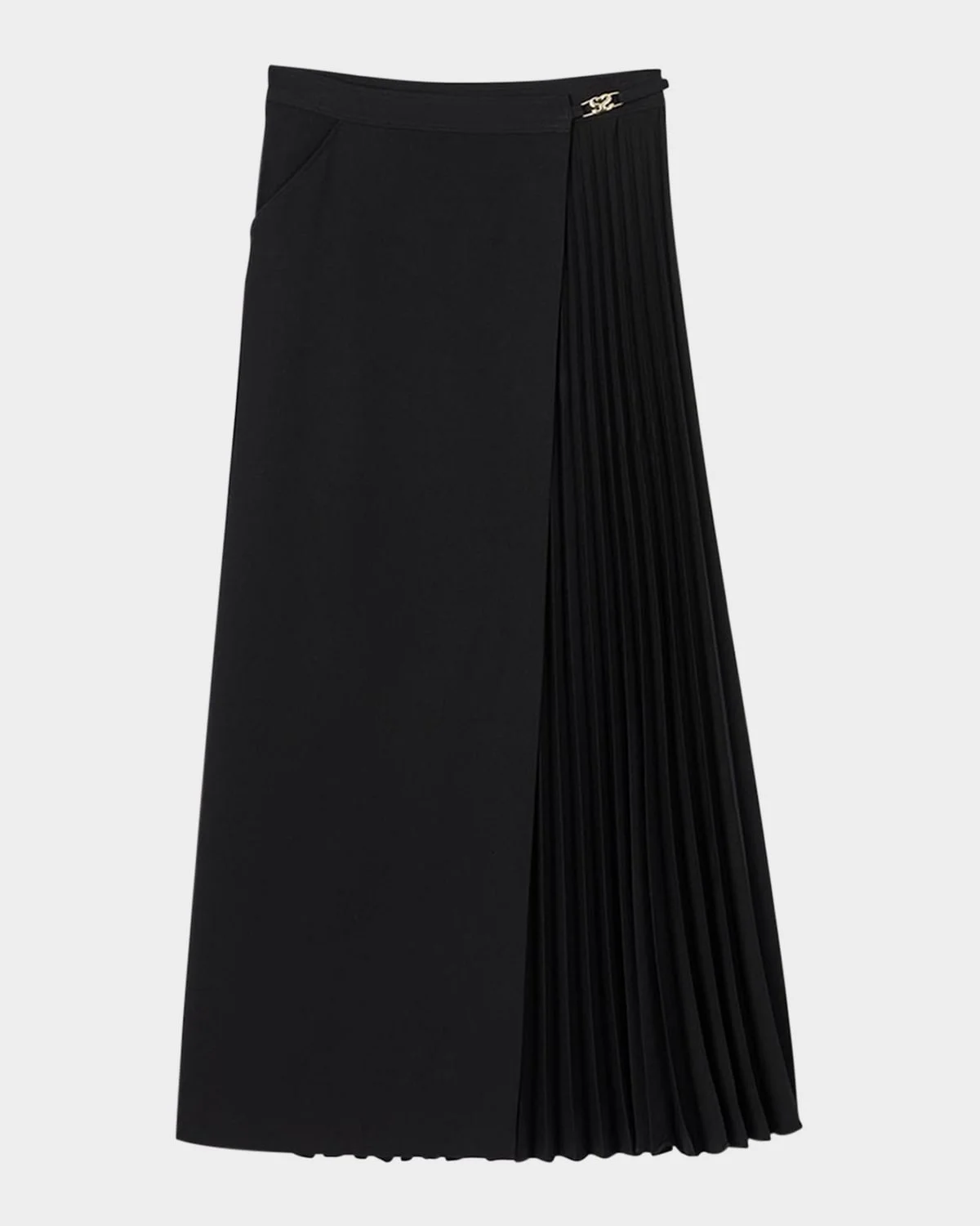 Souvenir Pleated Midi Skirt - 1