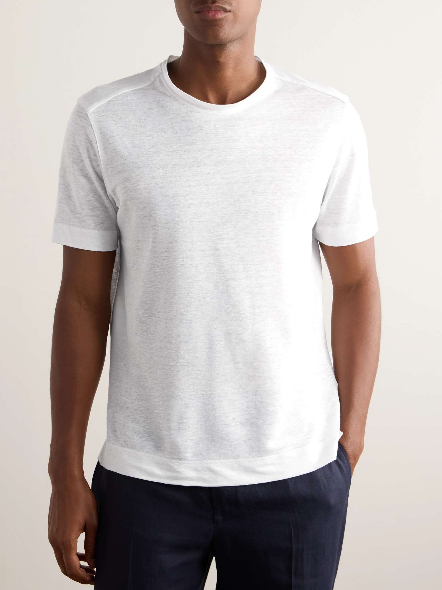 Linen-Jersey T-Shirt - 3