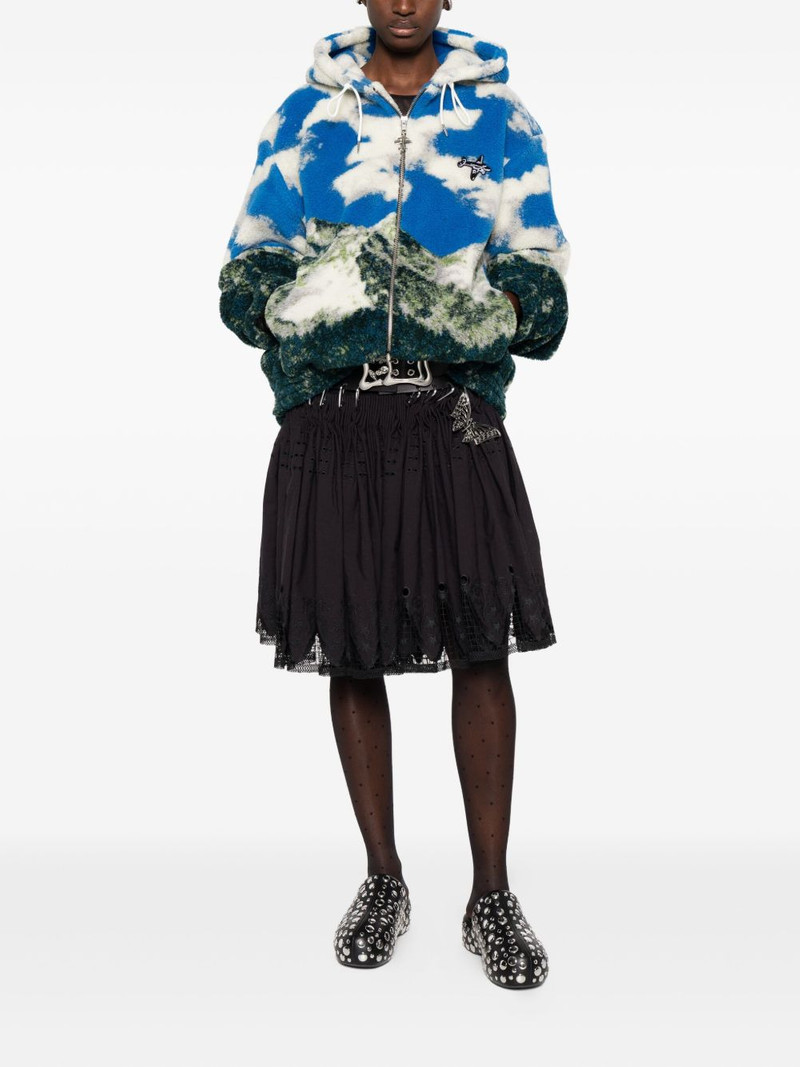 Chopova Lowena hooded fleece jacket outlook