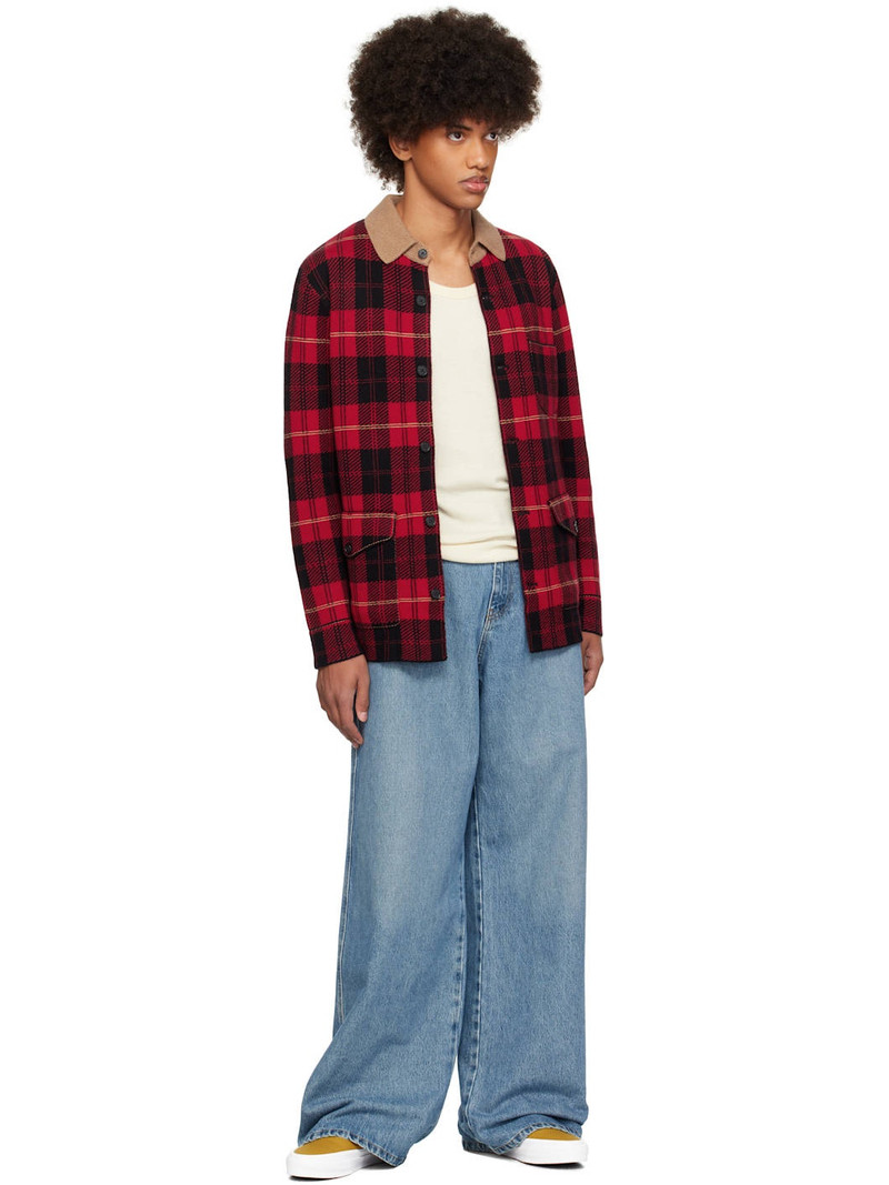 GUEST IN RESIDENCE Red Tartan Industry Jacket outlook