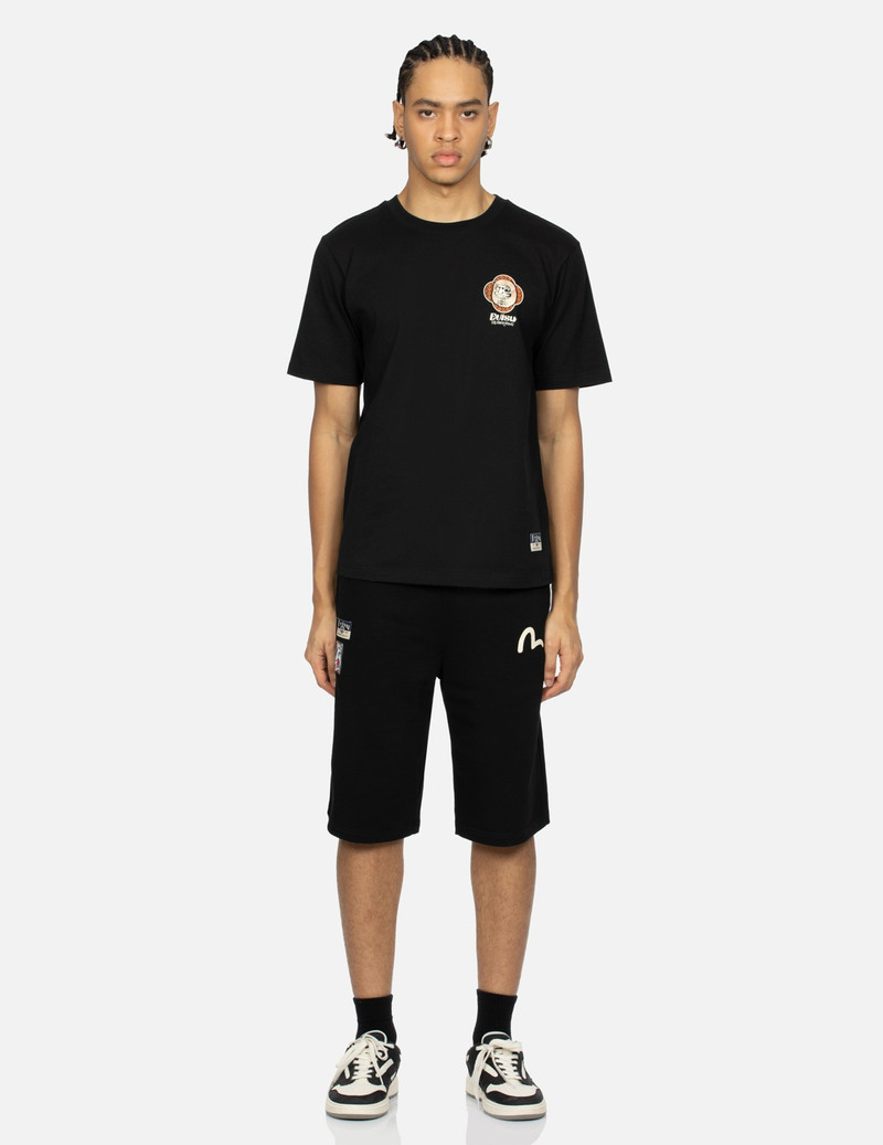 RETRO HANAFUDA MULTI LOGO PRINT  REGULAR FIT T-SHIRT 6