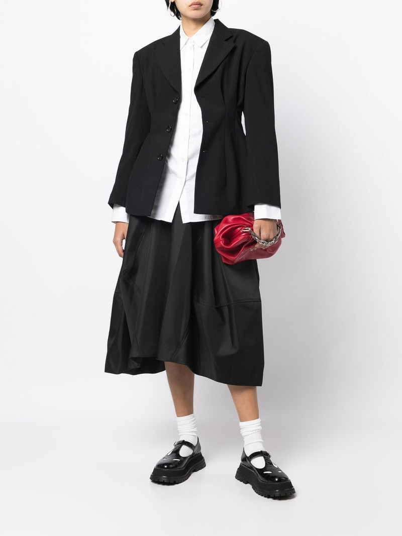 Comme Des Garçons single-breasted wool blazer outlook