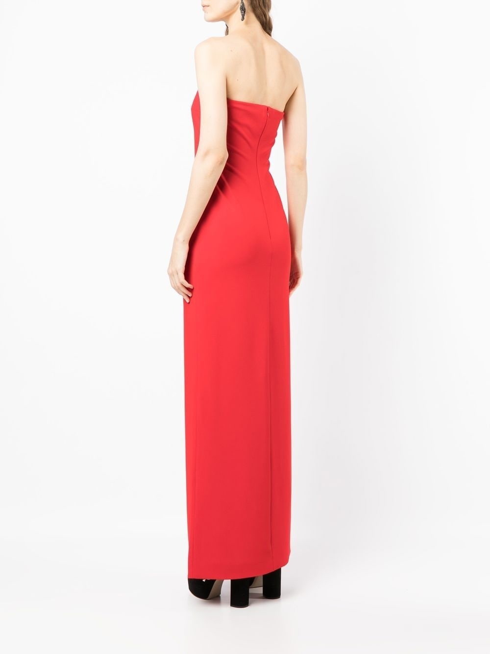 strapless maxi dress - 4