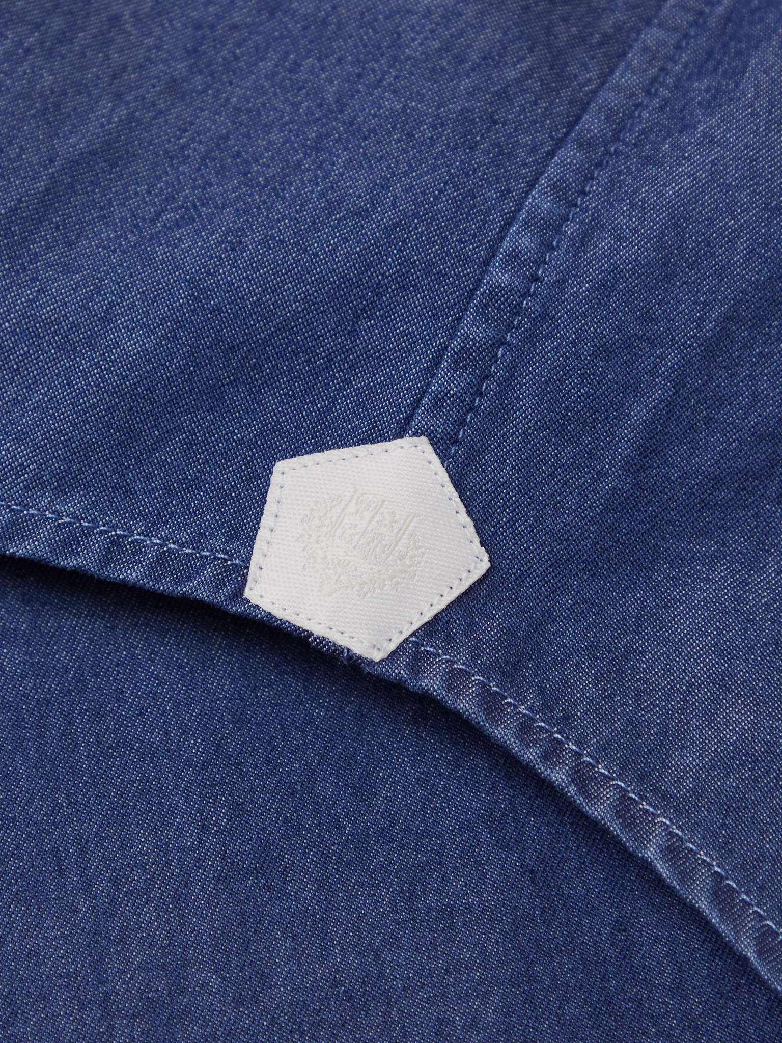 Washed Cotton-Chambray Shirt - 4