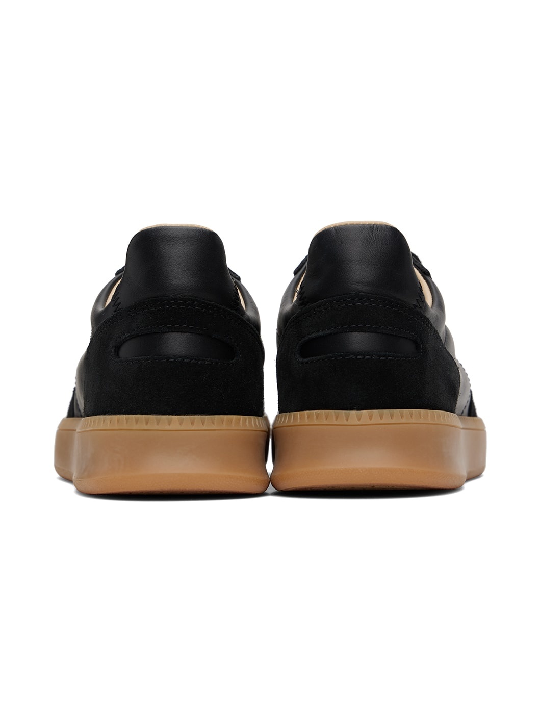 Black Smash Low Nappa Suede Sneakers - 2