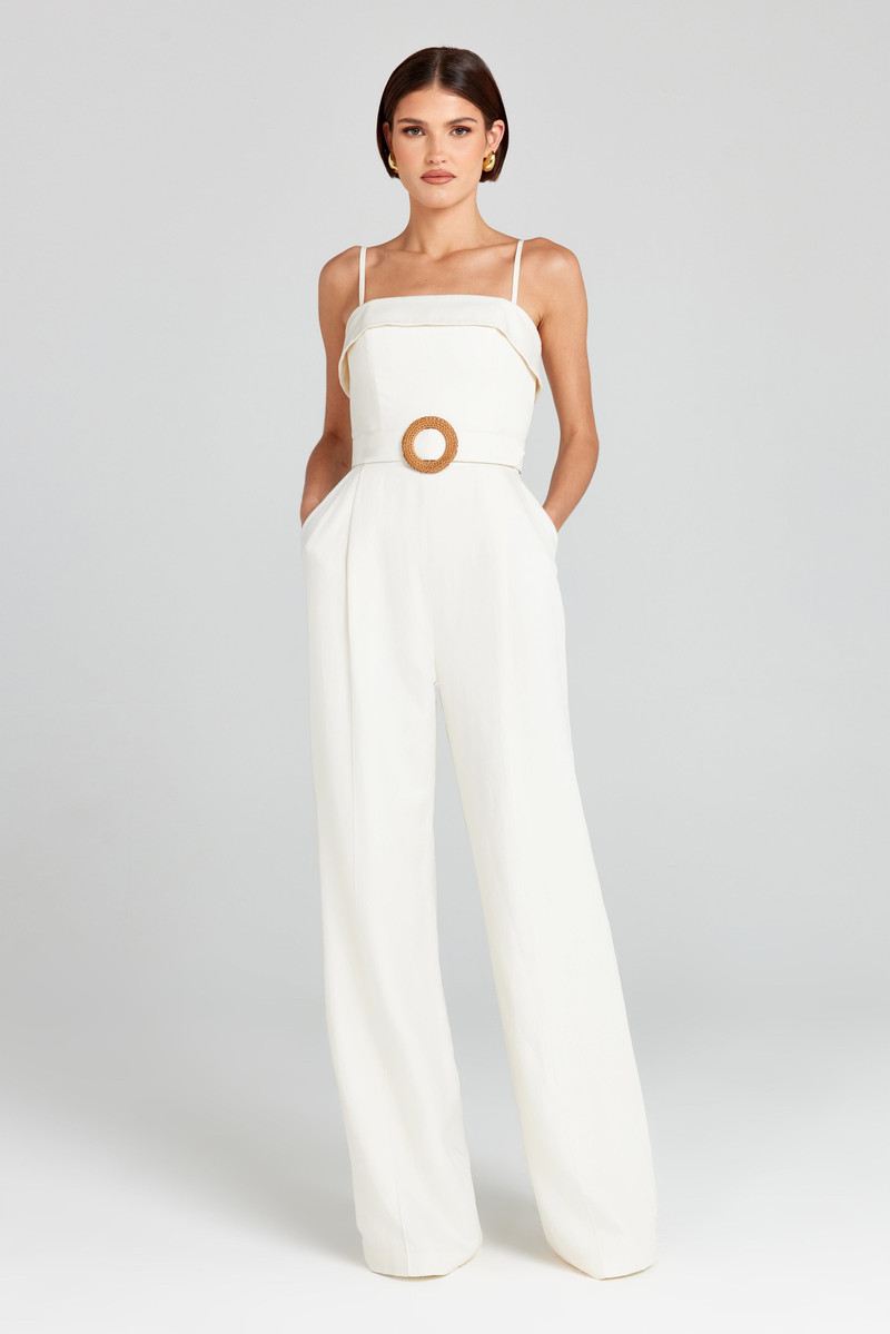 Michelle White Jumpsuit 1