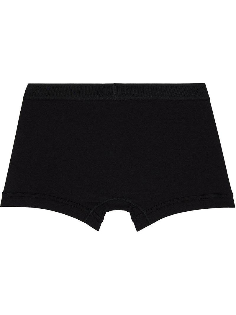TOM FORD Two-Pack Black Cotton Boxer Briefs outlook