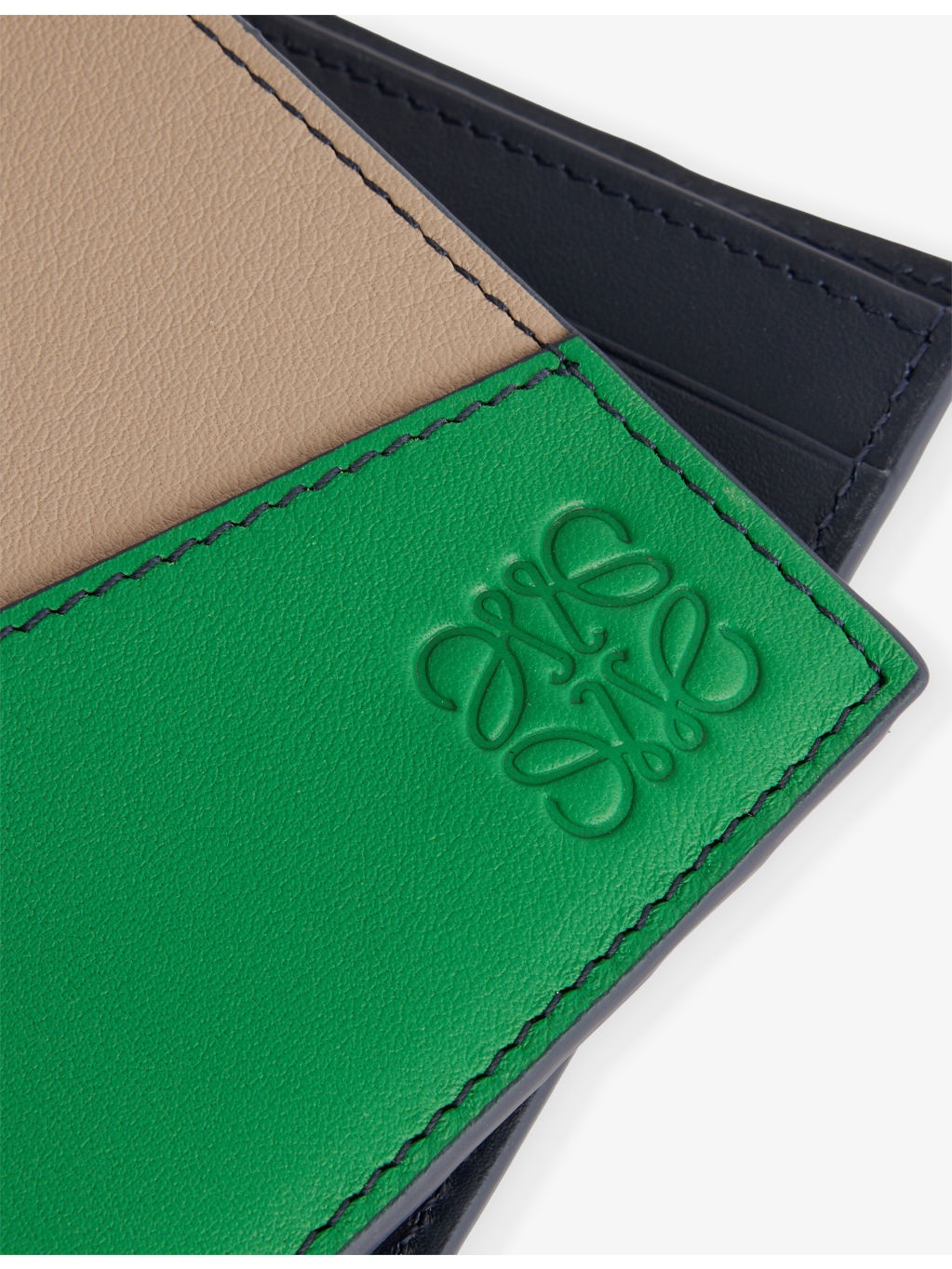 Puzzle Edge Bifold Leather Wallet - 2