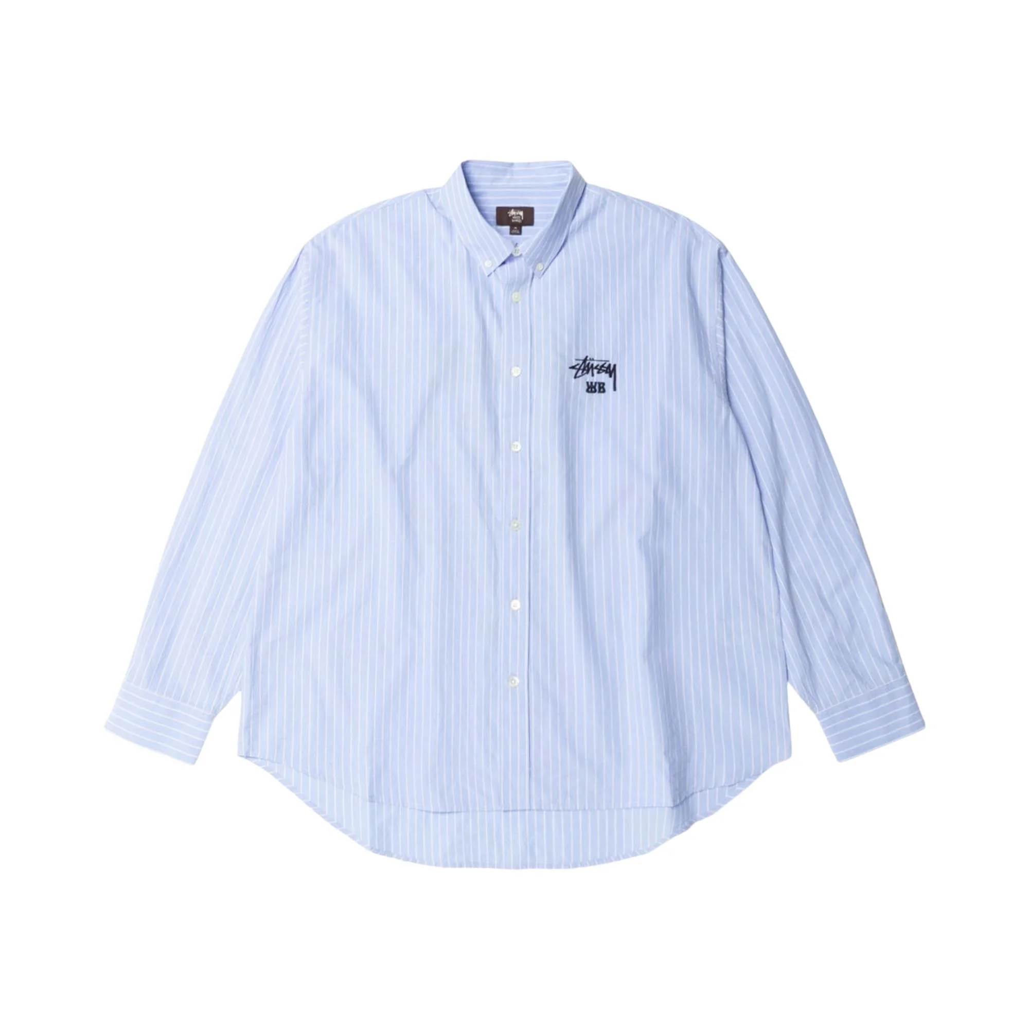 Stussy x Wales Bonner Poplin Shirt 'Stripe' - 1