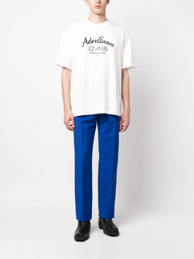 ADER error embroidered-logo cotton-blend T-shirt outlook