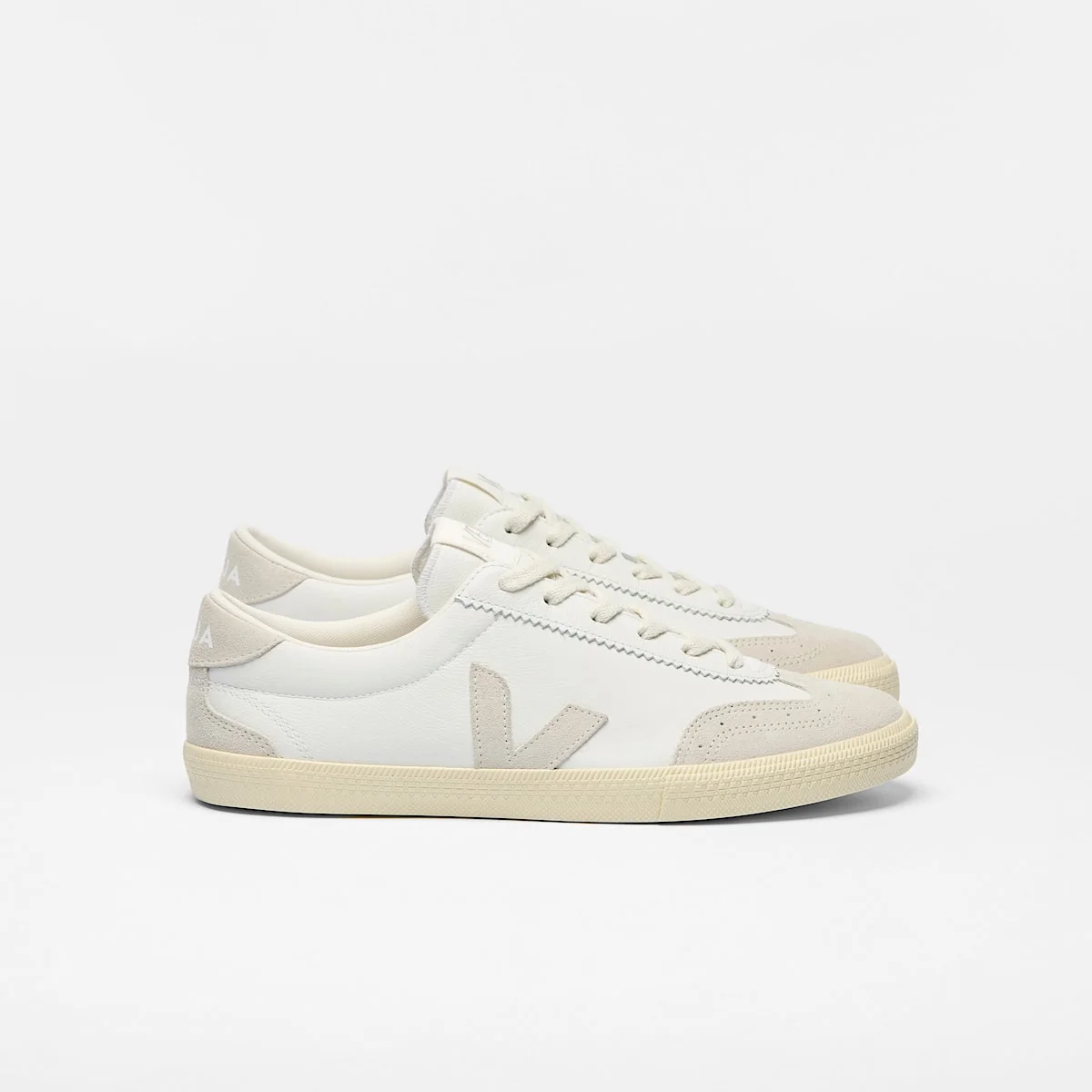 VOLLEY LEATHER WHITE NATURAL - 1