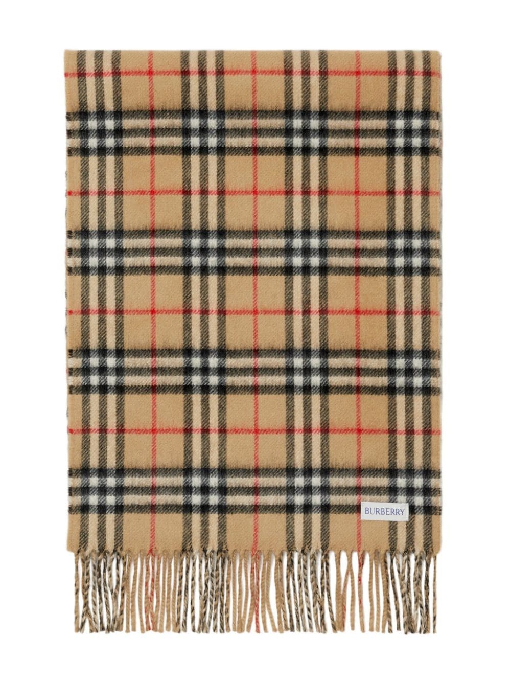 checked cashmere scarf - 2