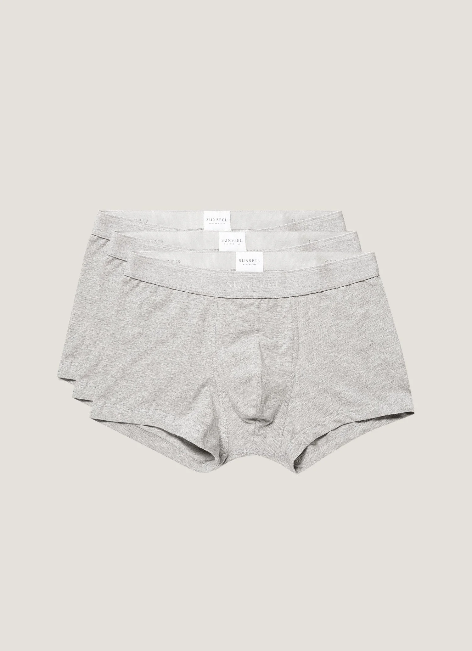 Stretch Cotton Trunks 3‑Pack - 1