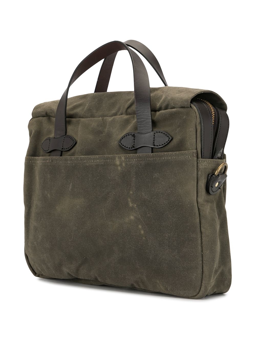 distressed-effect laptop bag - 3