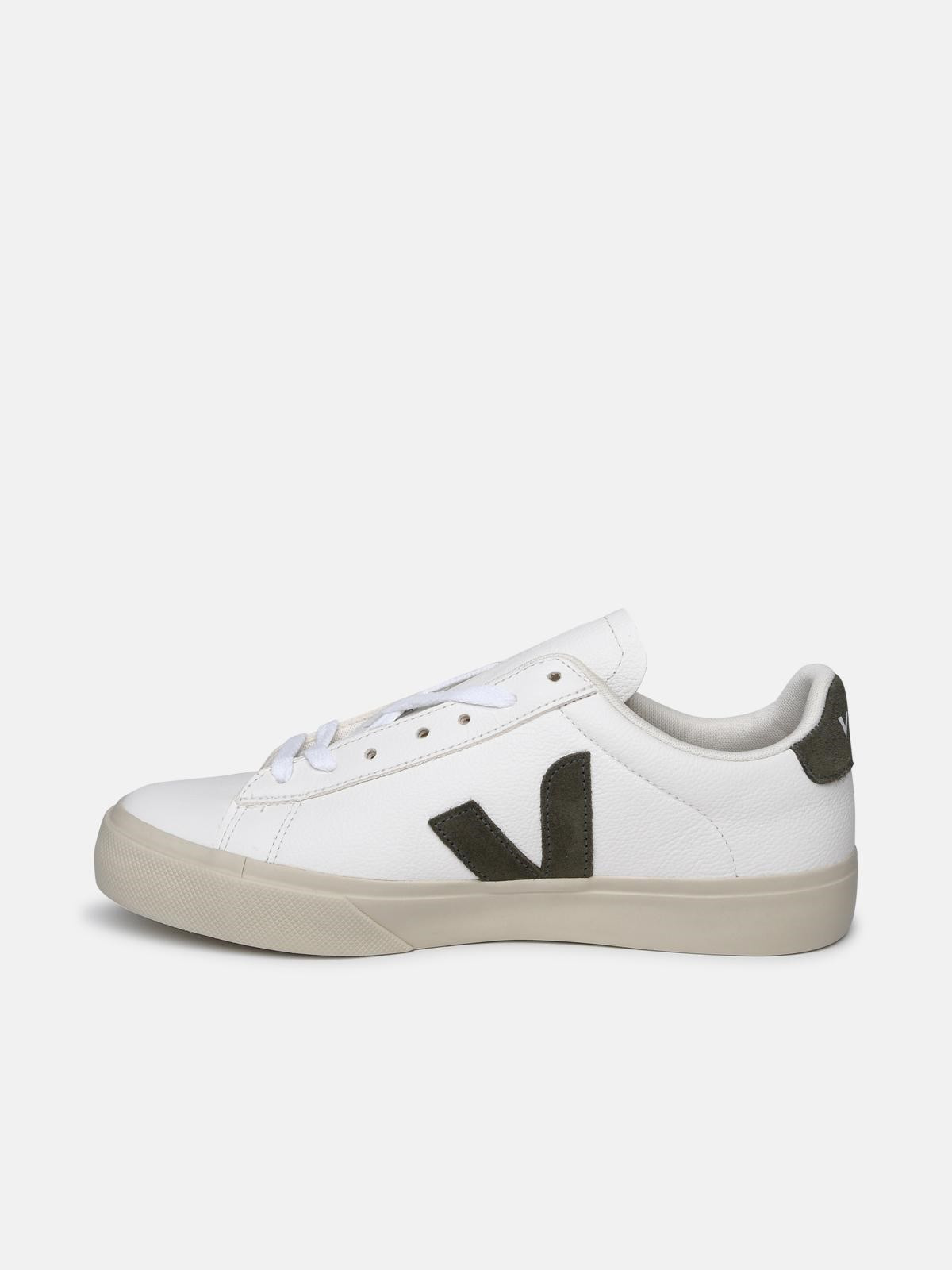 Ivory ChromeFree leather field sneakers - 3