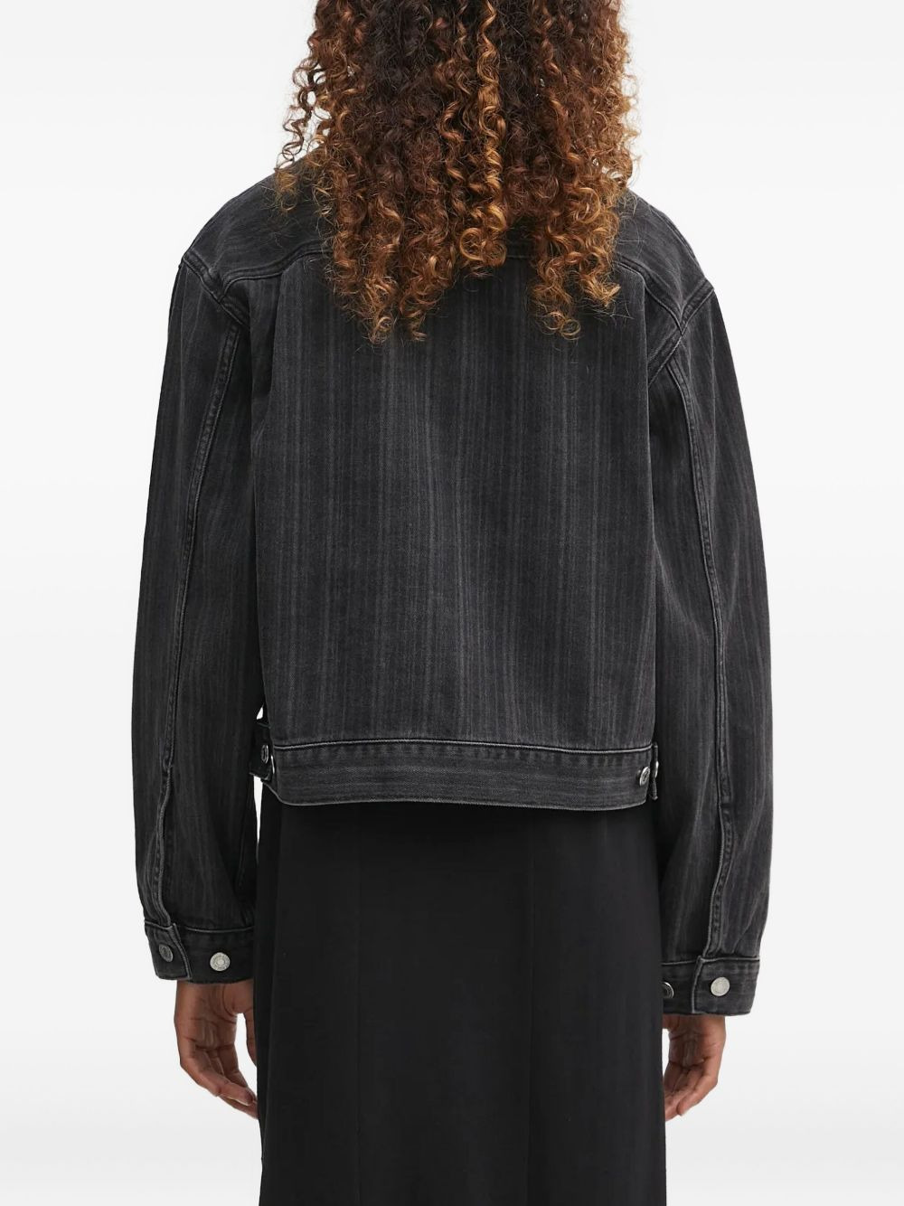 zip-pocket denim jacket - 3