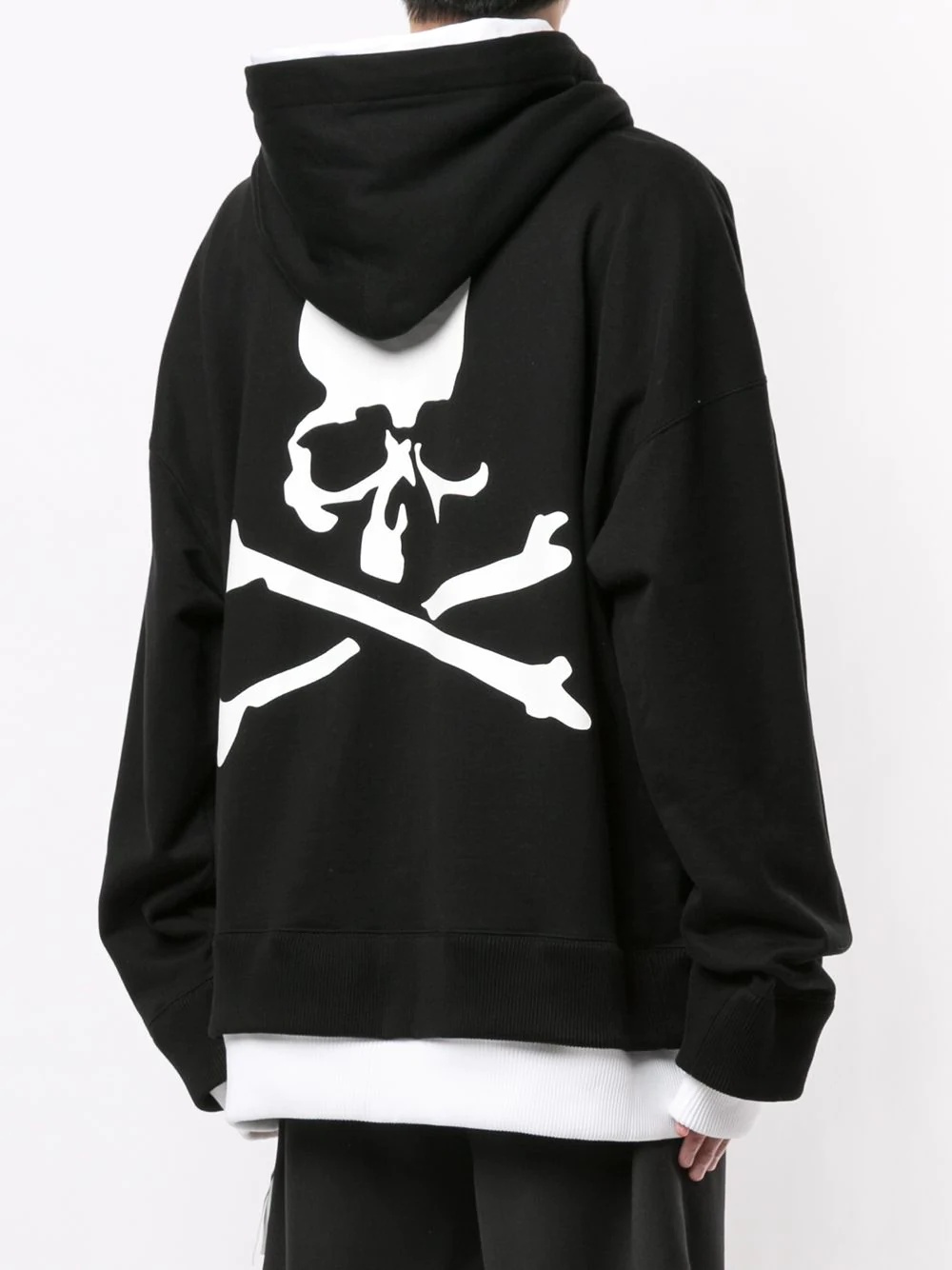 skull print hoodie - 4