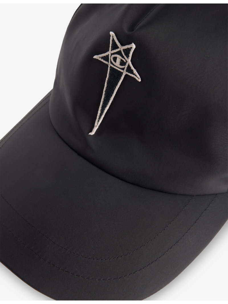 Rick Owens Rick Owens x Champion Embroidered Woven Baseball Cap outlook
