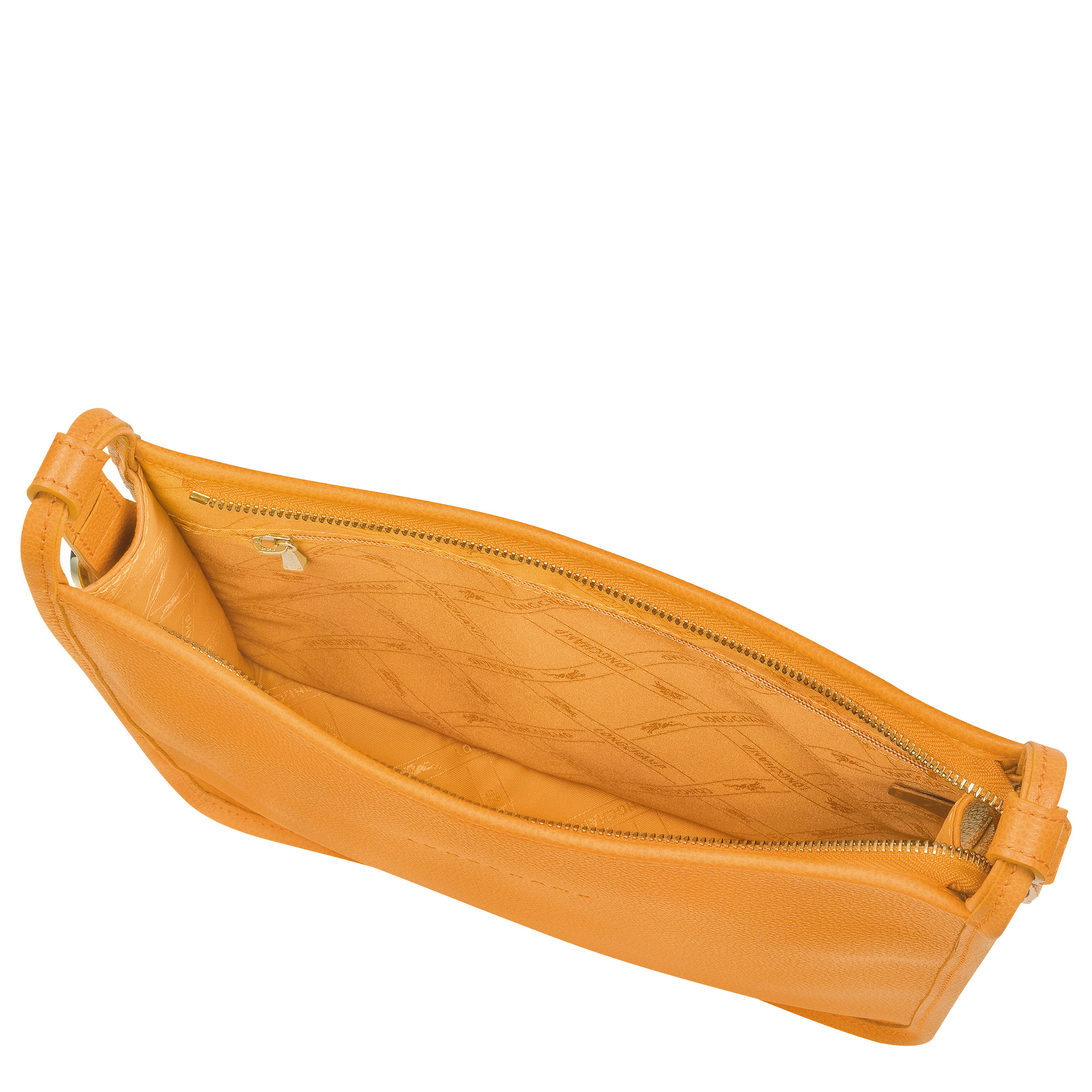 Le Foulonné M Crossbody bag Apricot - Leather - 5