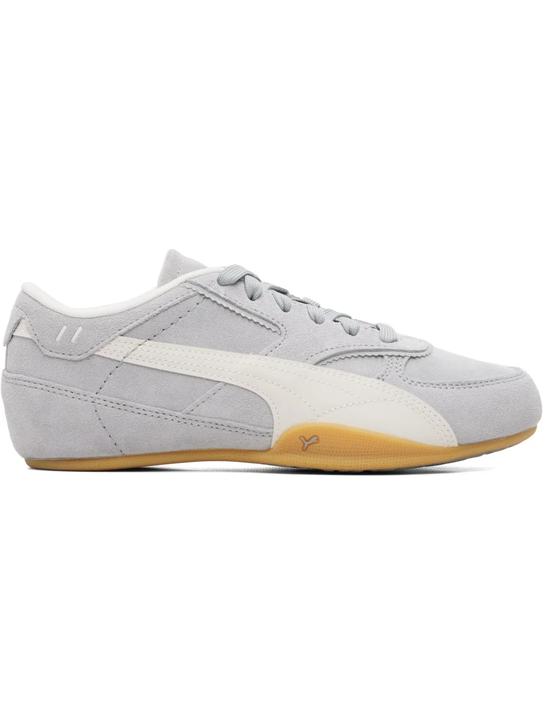 Gray Bella Mina Suede Sneakers - 1