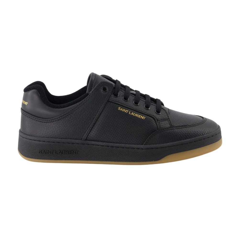 SAINT LAURENT PARIS｜SNEAKERS (713600 AAB85 1613) SAINT LAURENT LACE-UP LEATHER BICOLOR SNEAKERS | miinto