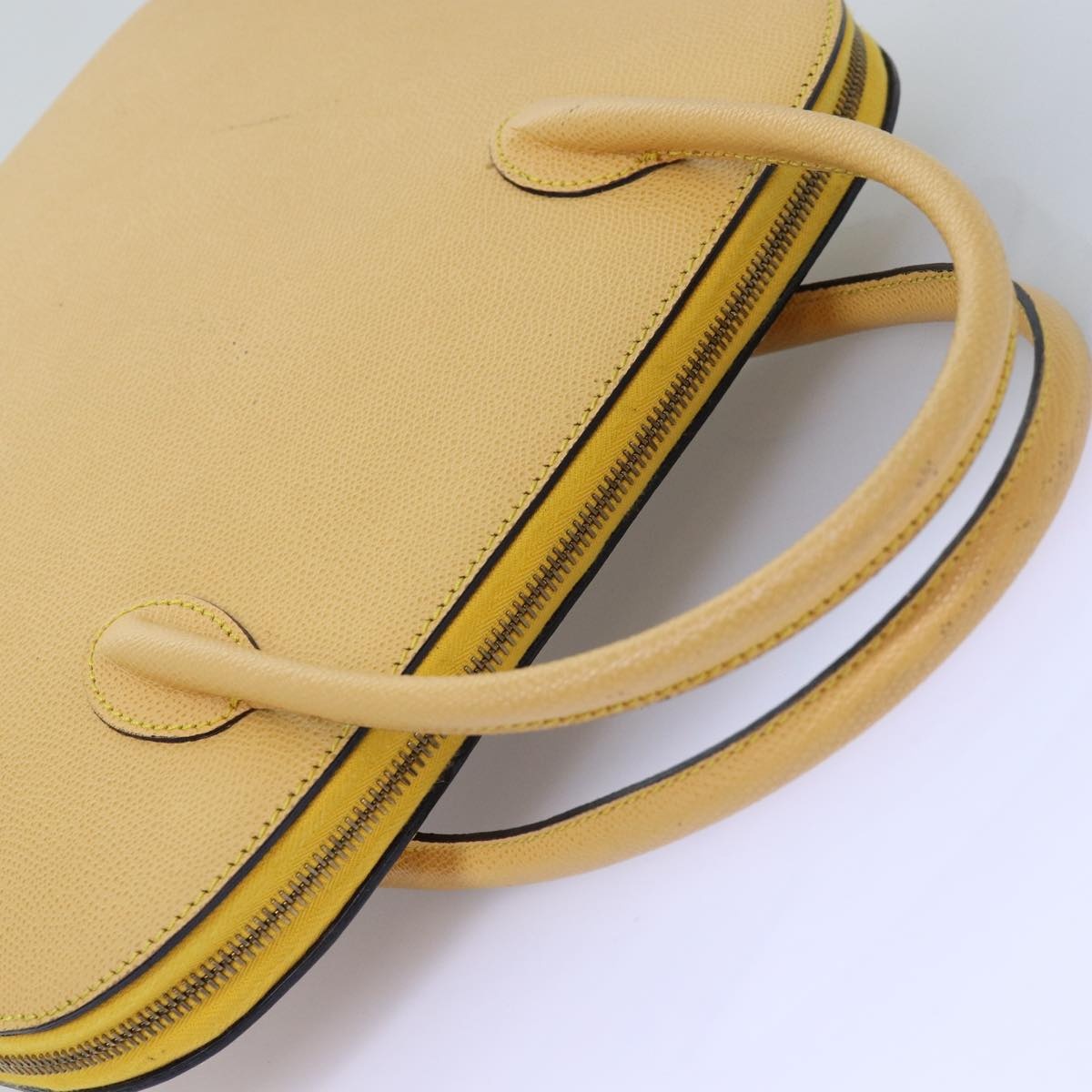 CELINE Hand Bag Leather Yellow - 6