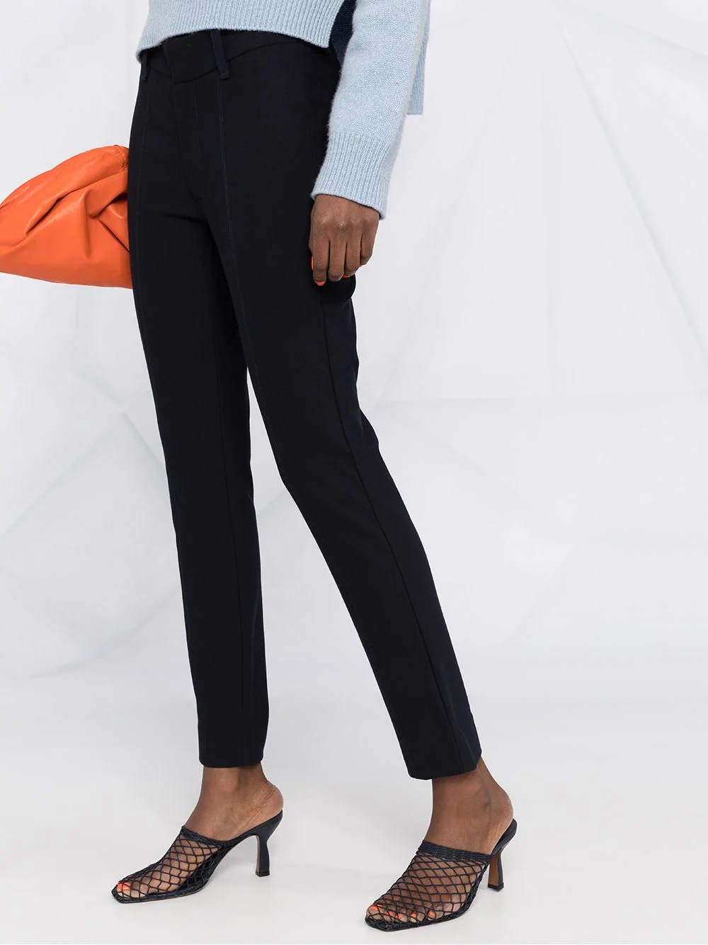 slim-fit cropped chinos - 5