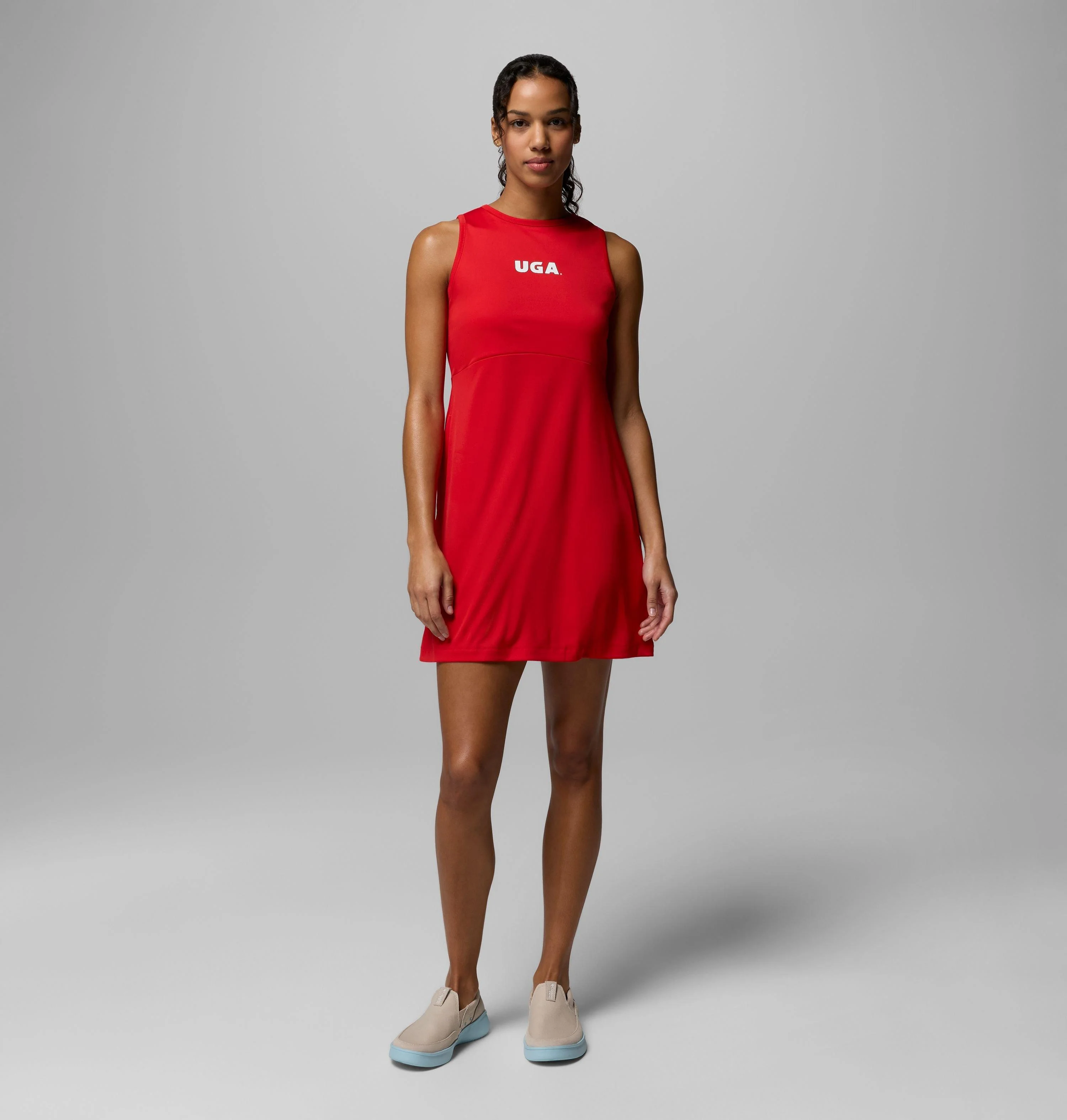 Women's Collegiate PFG Tidal Tank Dress - Georgia - 1