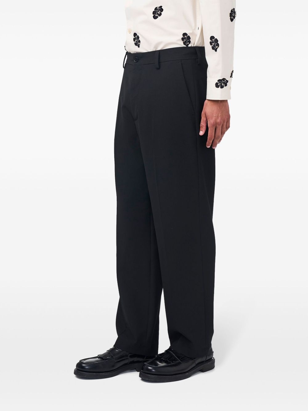 mid-rise tailored trousers - 3