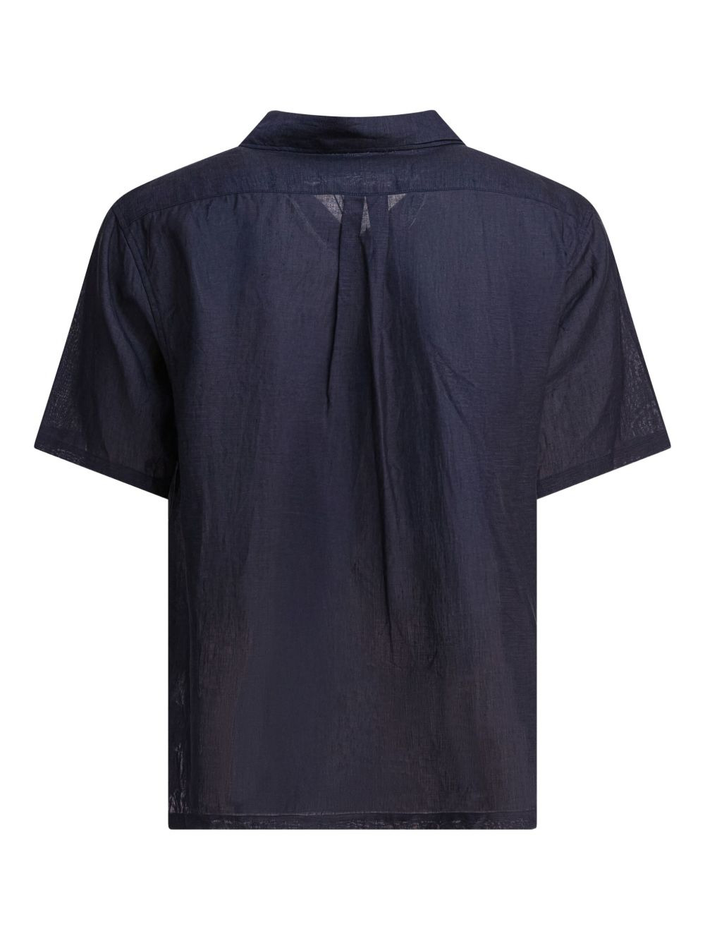 revere-collar pocket shirt - 2