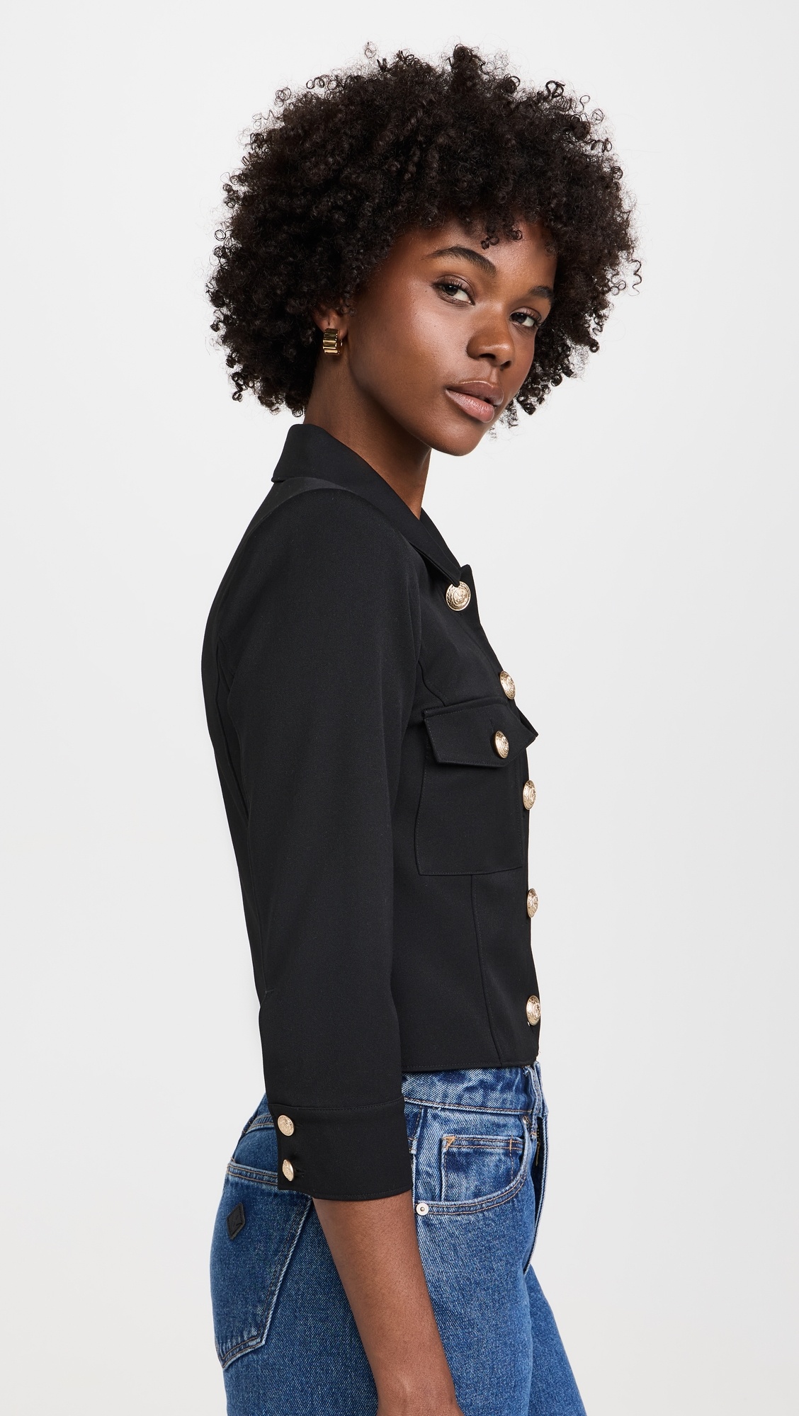Kumi Croppd Fitted Jacket - 3