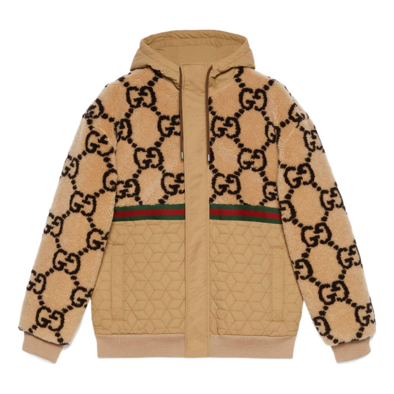 Gucci GG Jacquard Jacket 'Beige Ebony' 706419-XJETL-2066 - 1