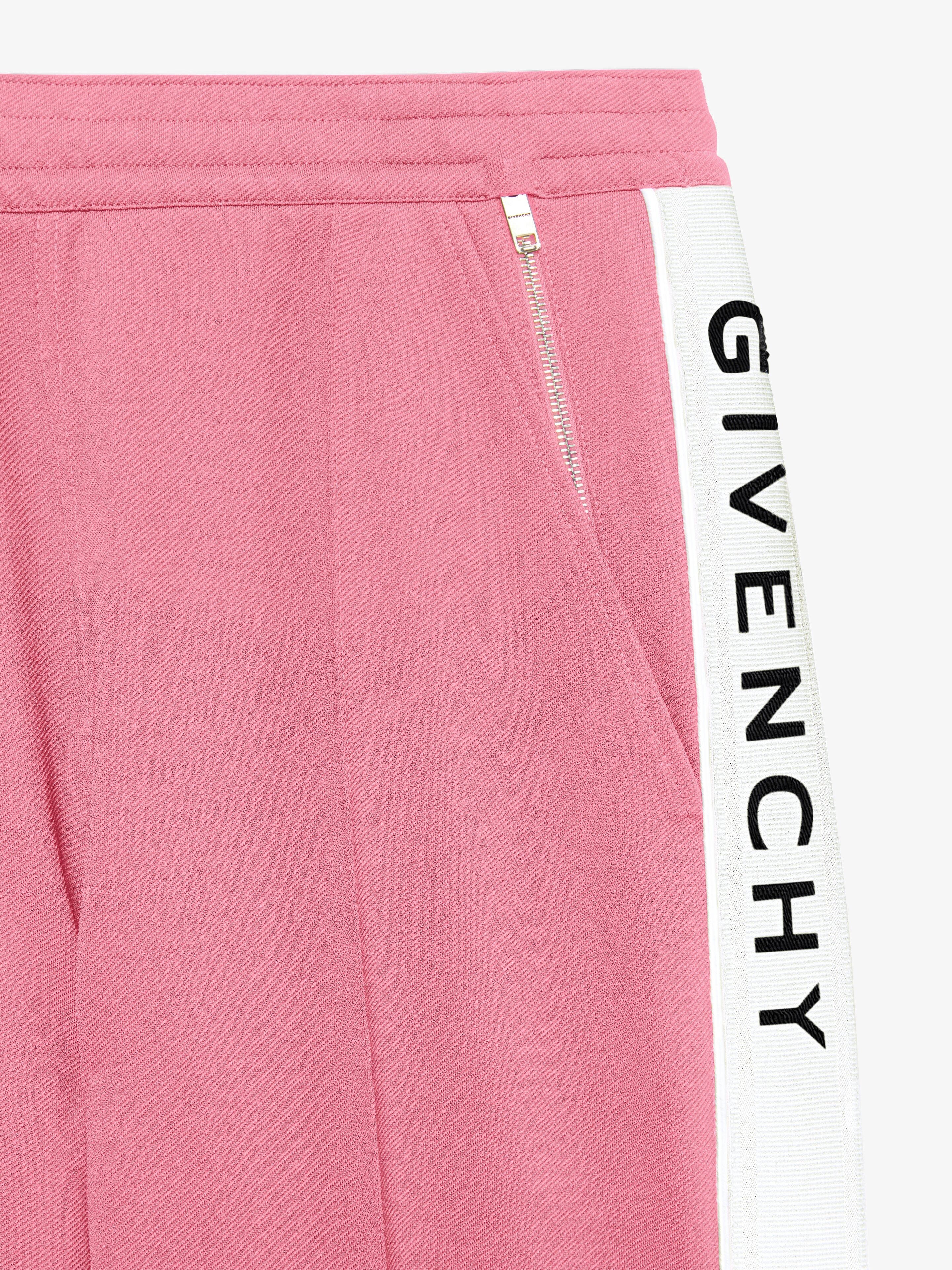 SLIM-FIT JOGGER PANTS IN JERSEY WITH GIVENCHY BANDS - 5