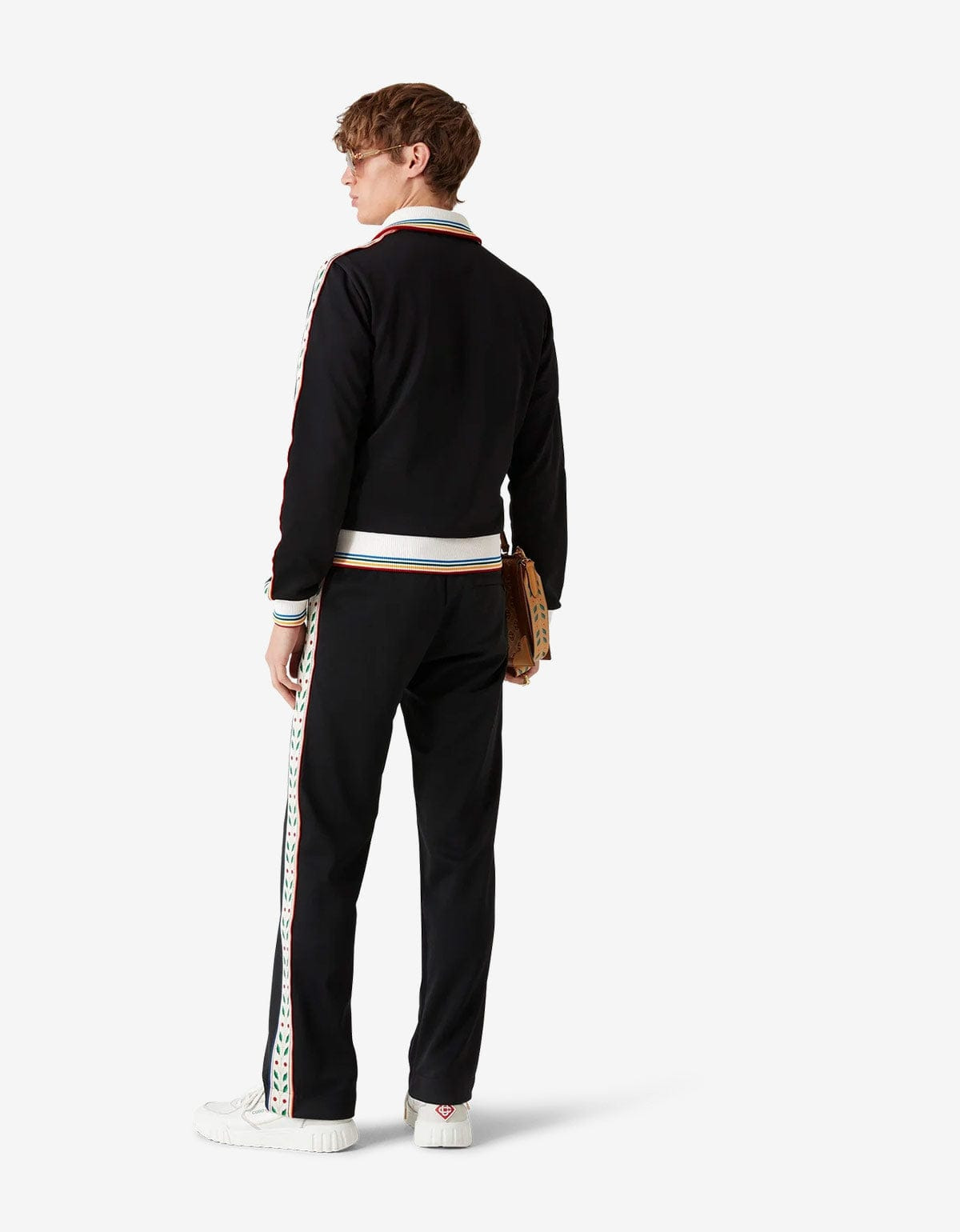 Casablanca Black Laurel Track Pants - 4