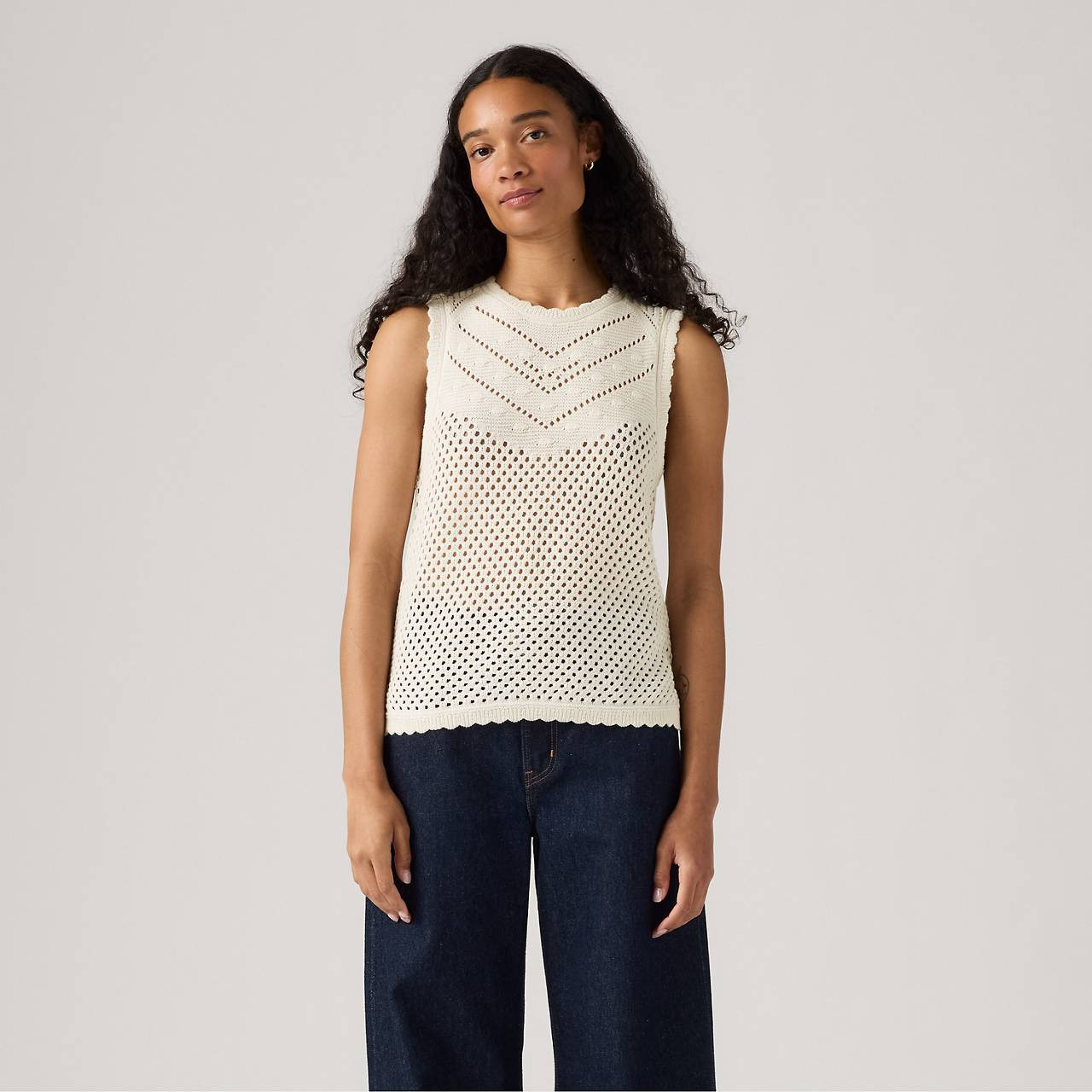 ADRIENNE CROCHET TANK - 2