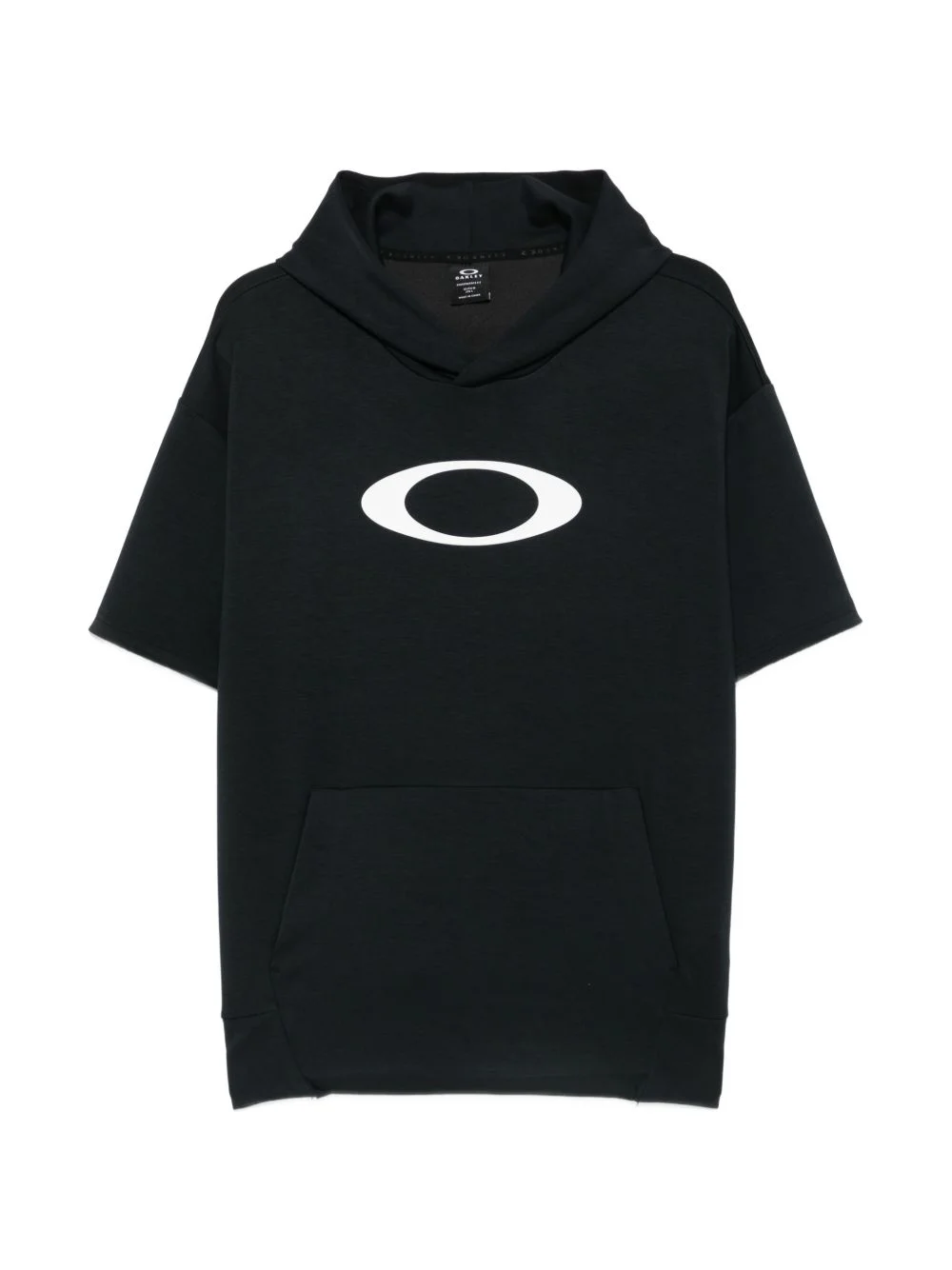 logo-print short-sleeve hoodie - 1