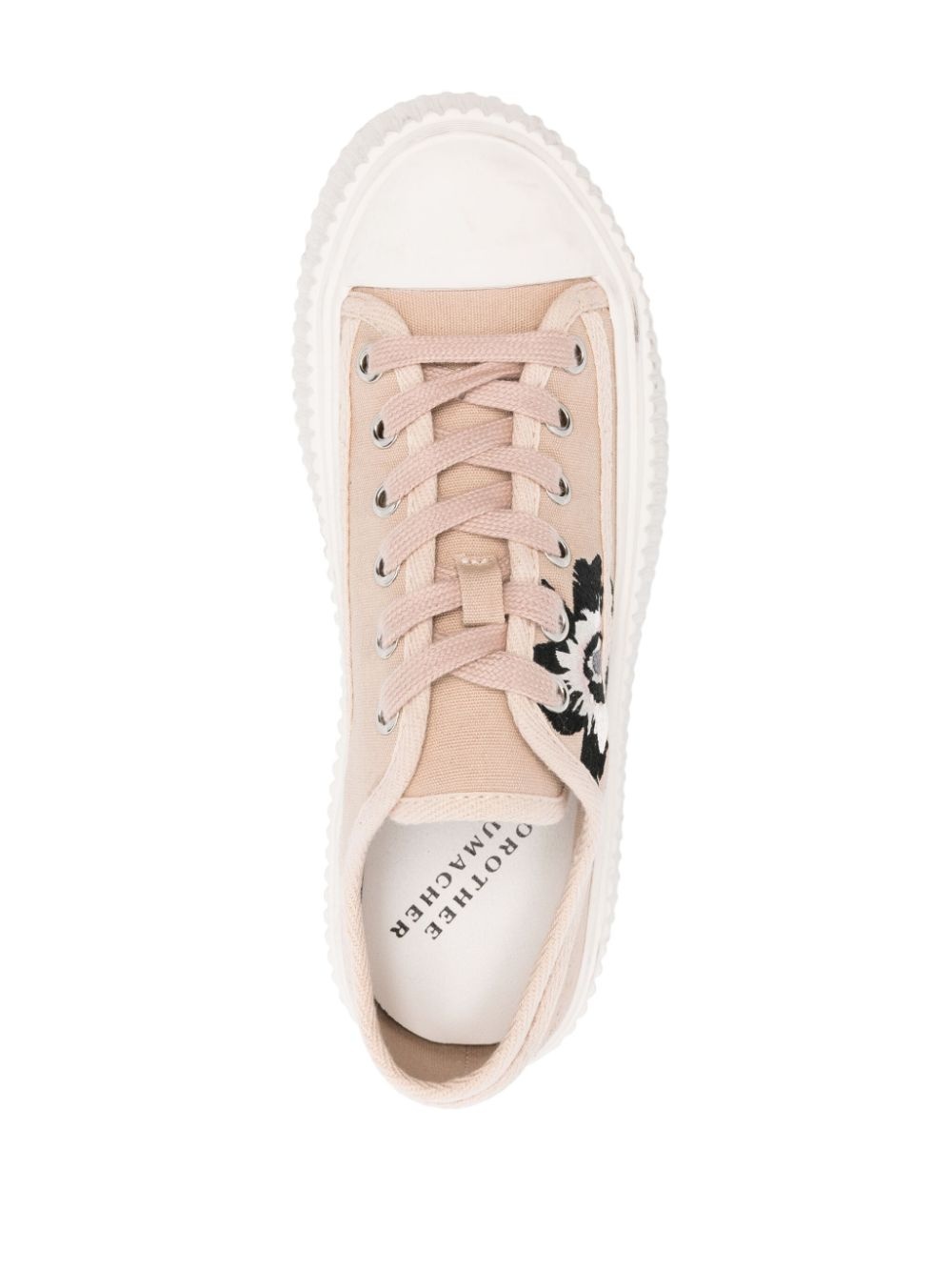 Floral Sportiness canvas trainers - 4